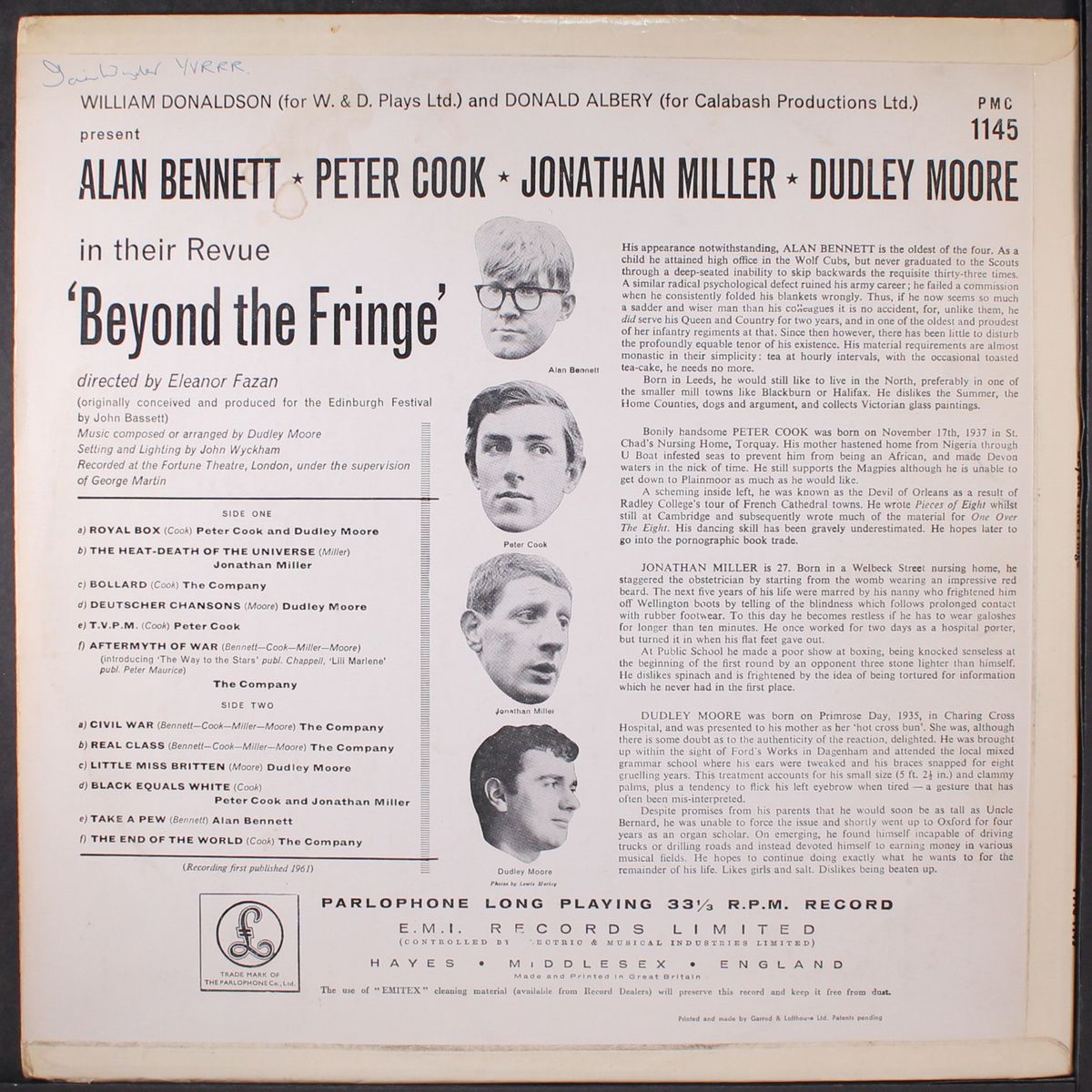 beyond the fringe by SOUNDTRACK