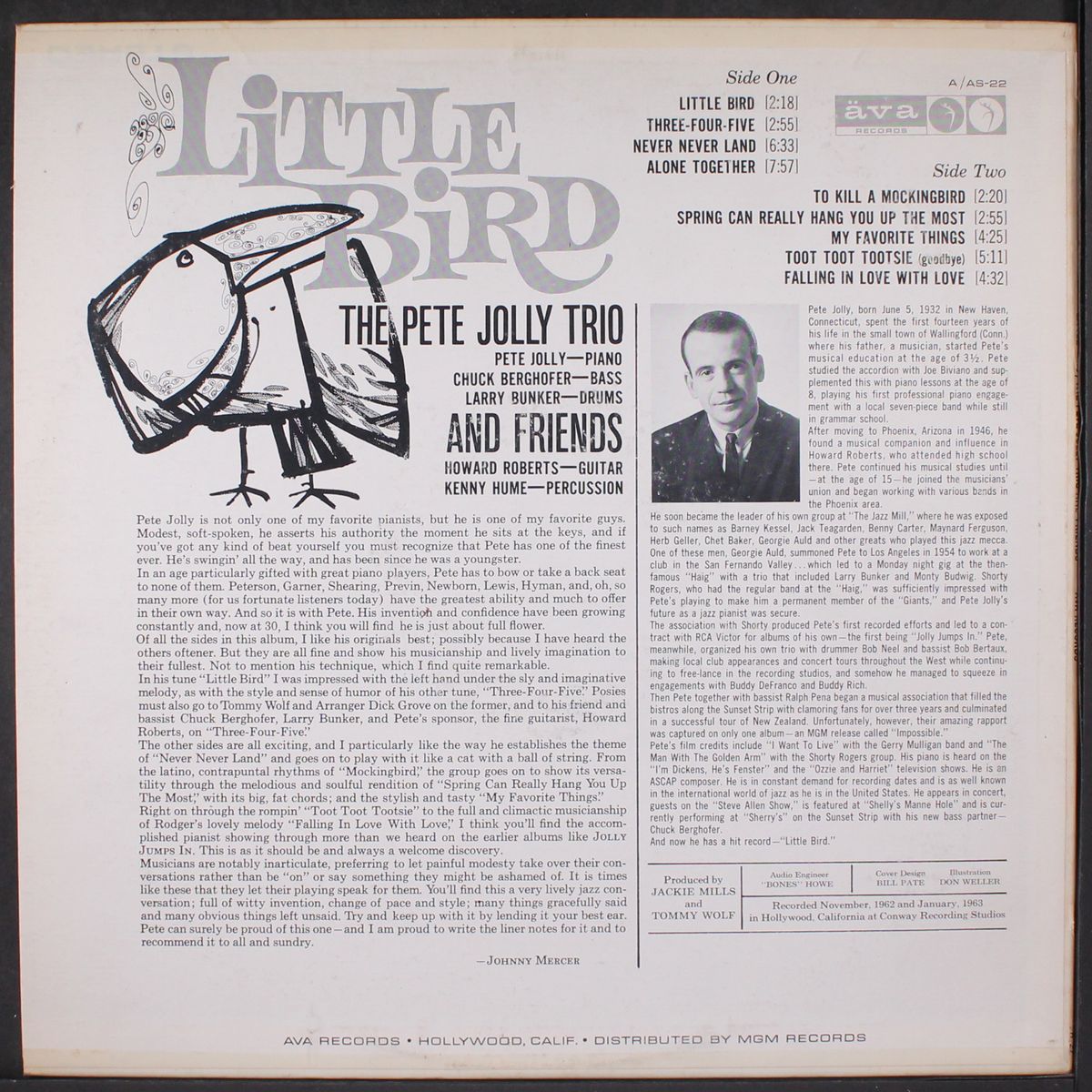little bird by PETE JOLLY