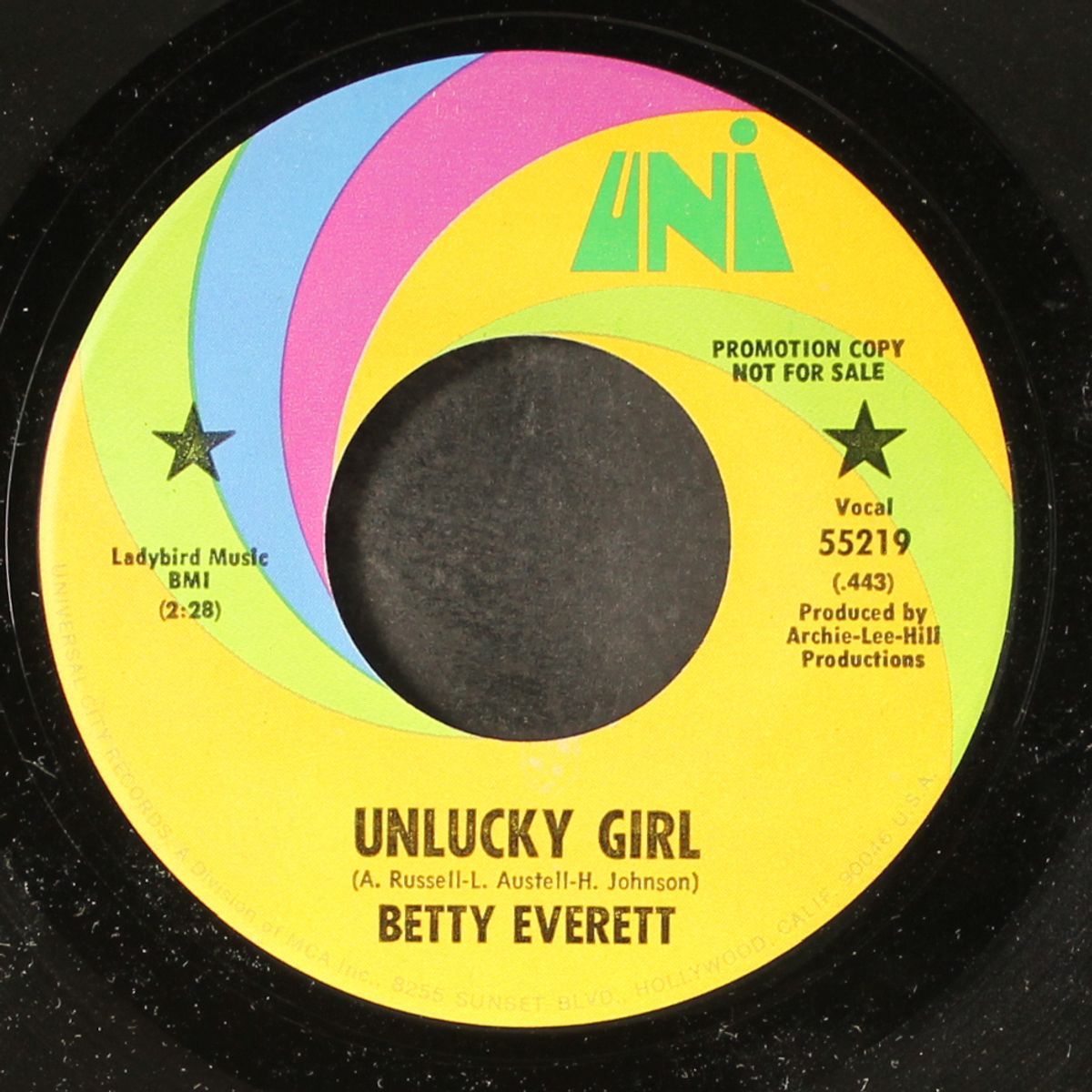 better tomorrow than today / unlucky girl by BETTY EVERETT