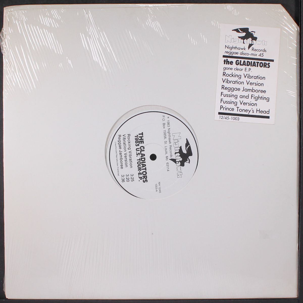 1983 u.s. tour e.p. by GLADIATORS