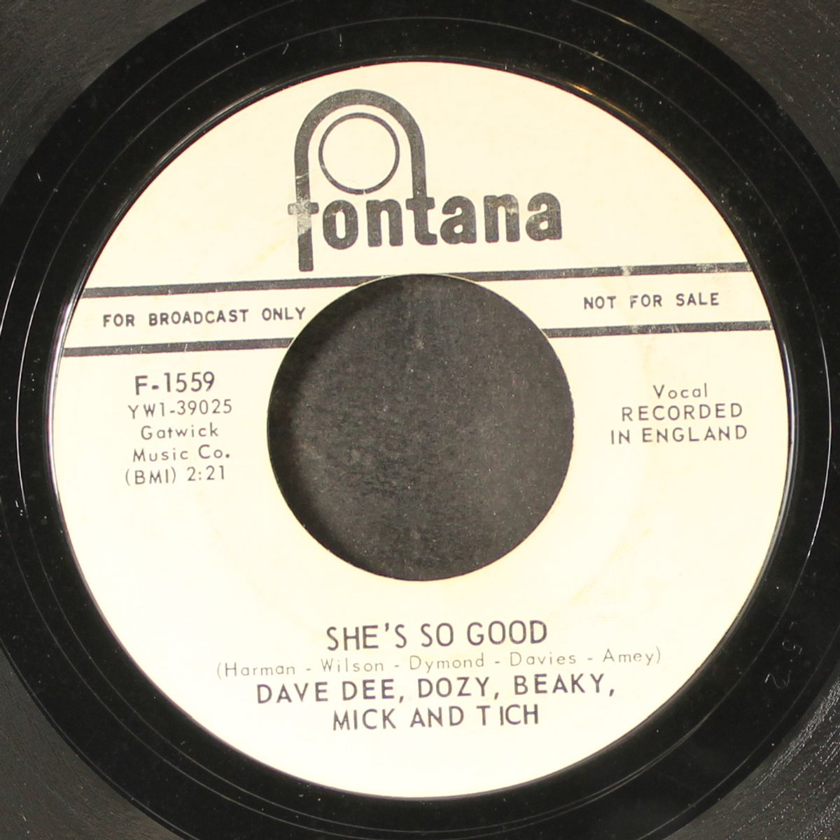 bend it / she's so good by DAVE DEE, DOZY, BEAKY, MICK AND TICH