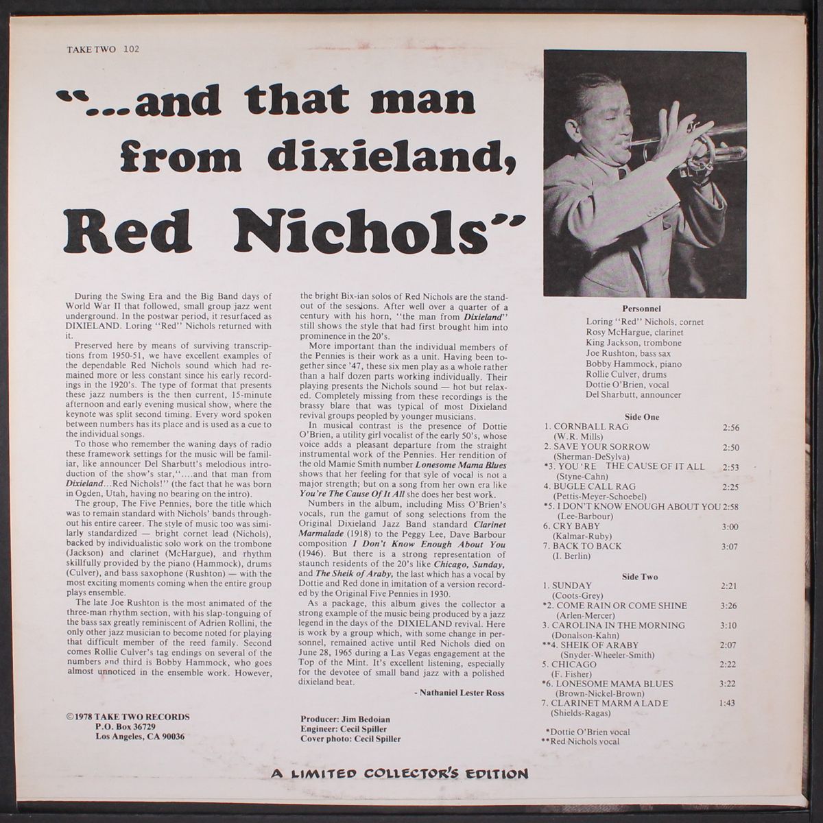 ...and that man from dixieland by RED NICHOLS