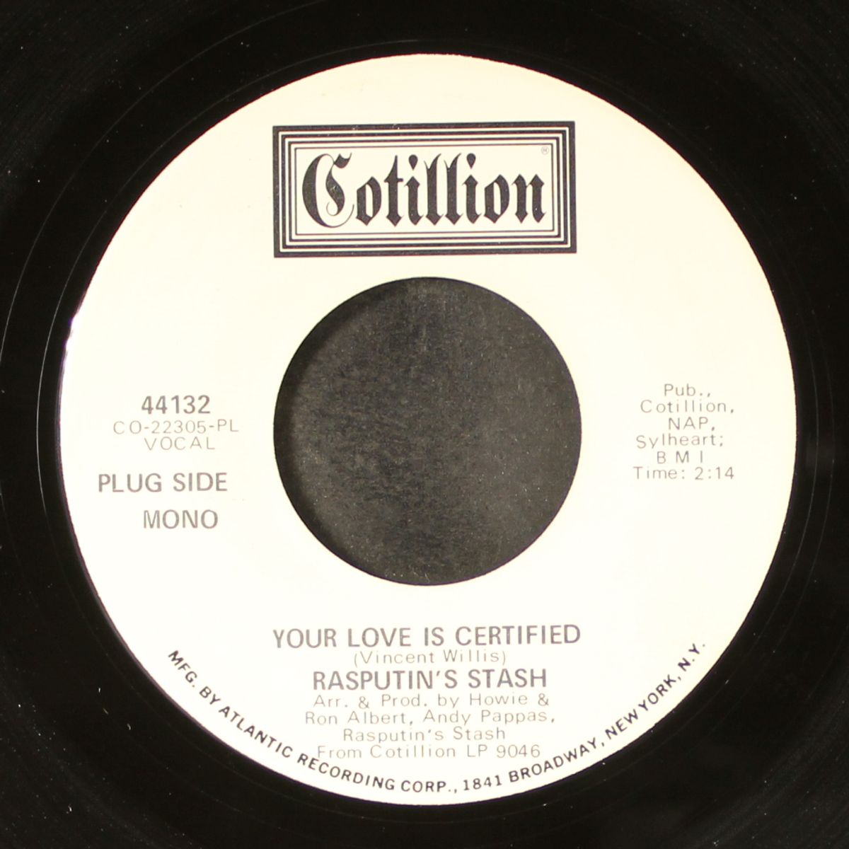 your love is certified / mono by RASPUTIN'S STASH