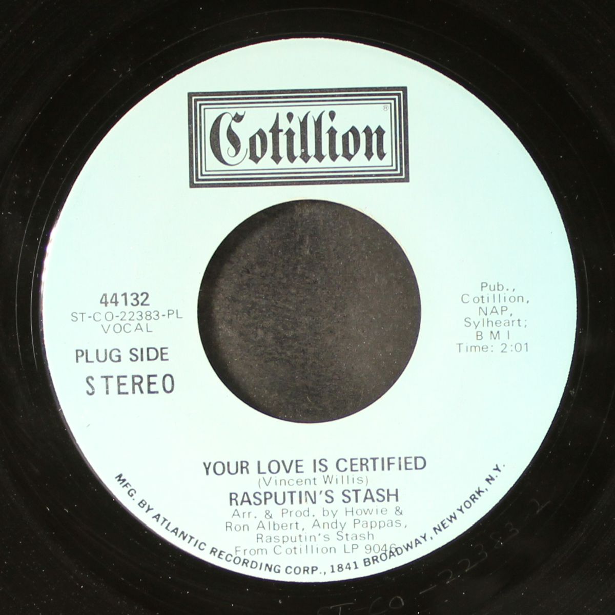 your love is certified / mono by RASPUTIN'S STASH