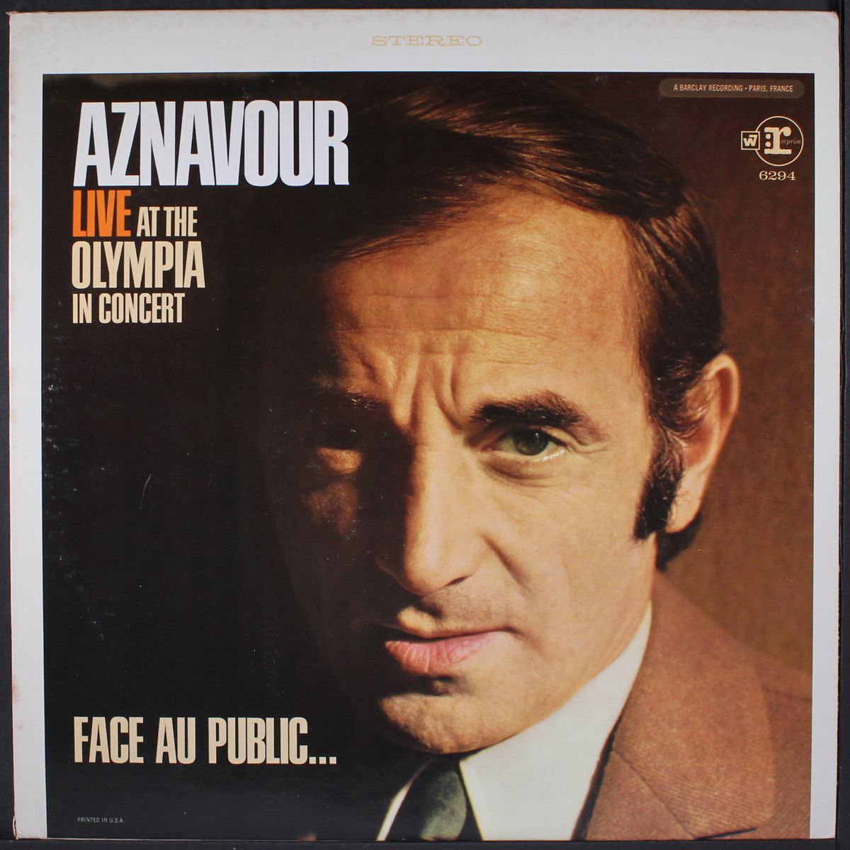 live at the olympia by CHARLES AZNAVOUR