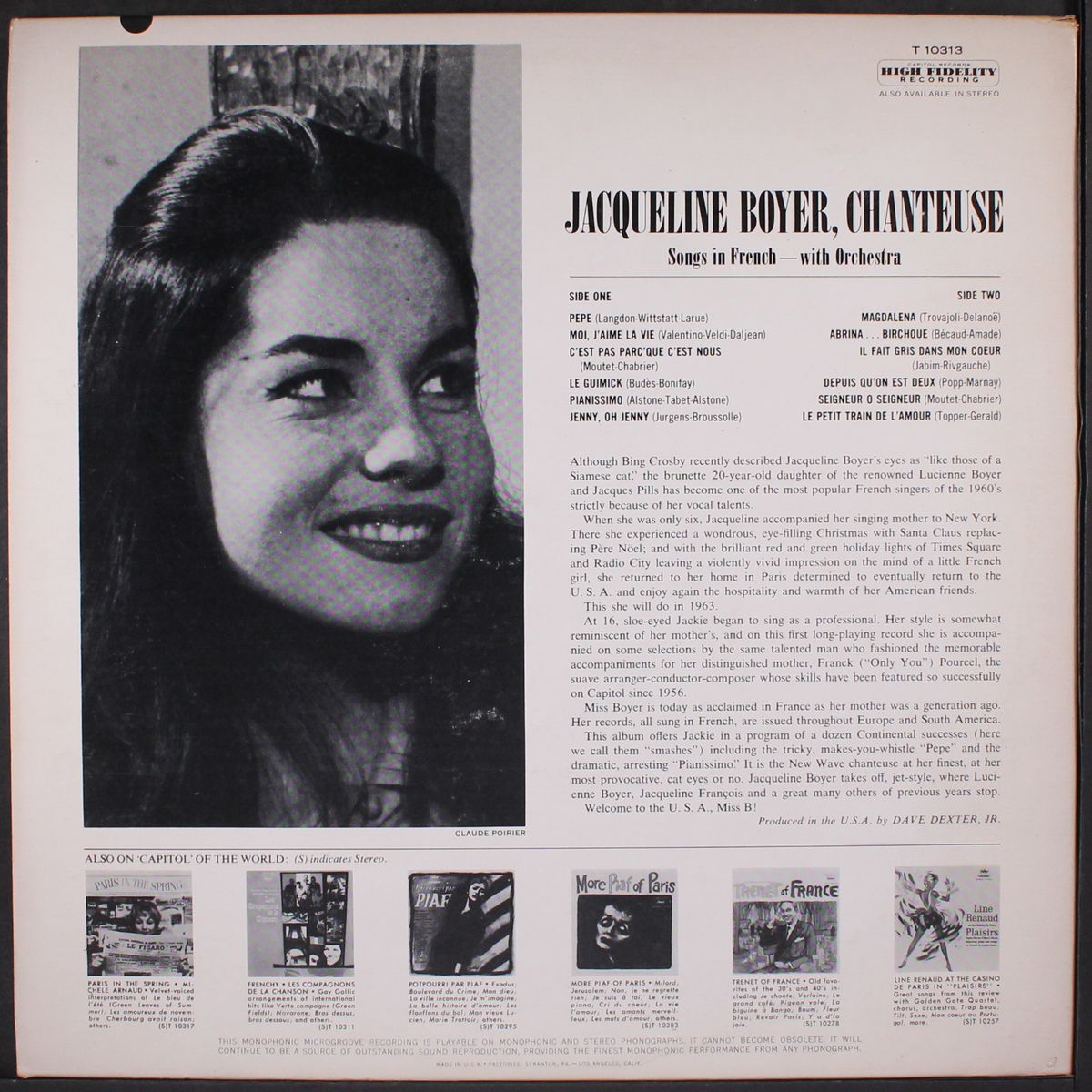 chanteuse by JACQUELINE BOYER
