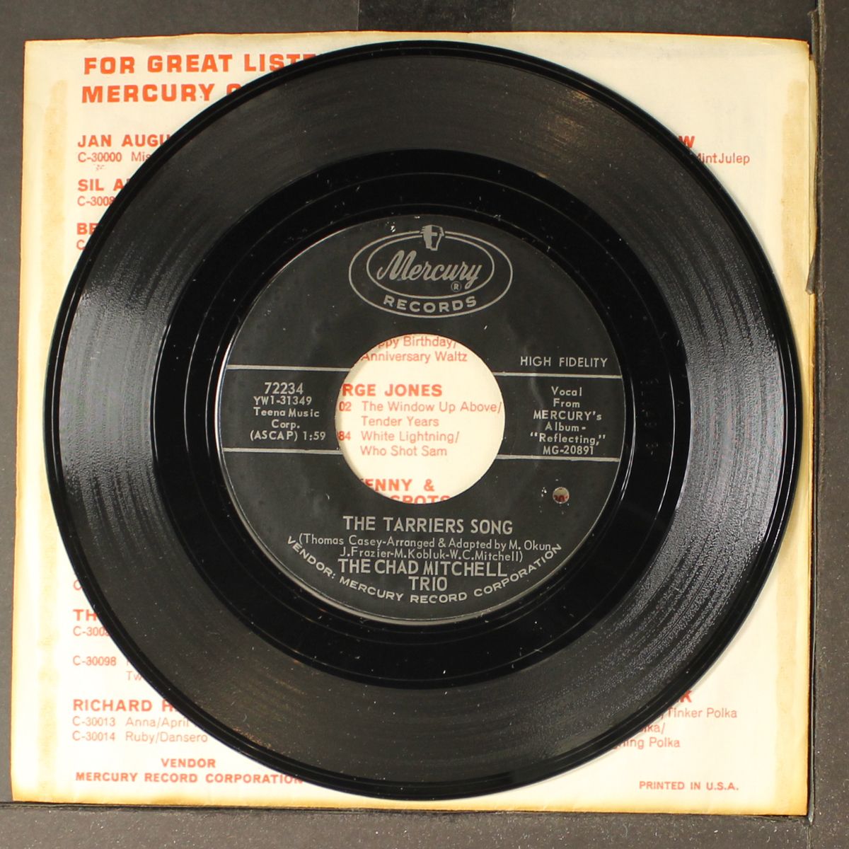 tell old bill / the tarriers song by CHAD MITCHELL TRIO