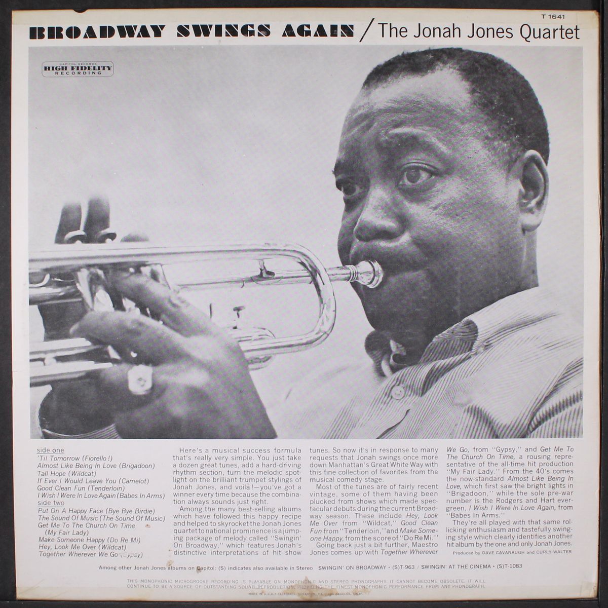 broadway swings again by JONAH JONES
