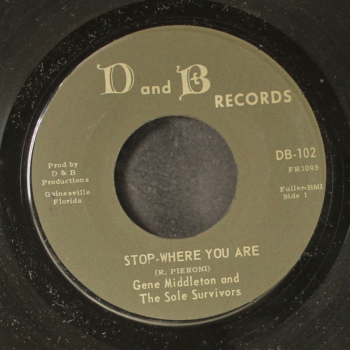 you need love / stop - where you are by GENE MIDDLETON & SOLE SURVIVORS