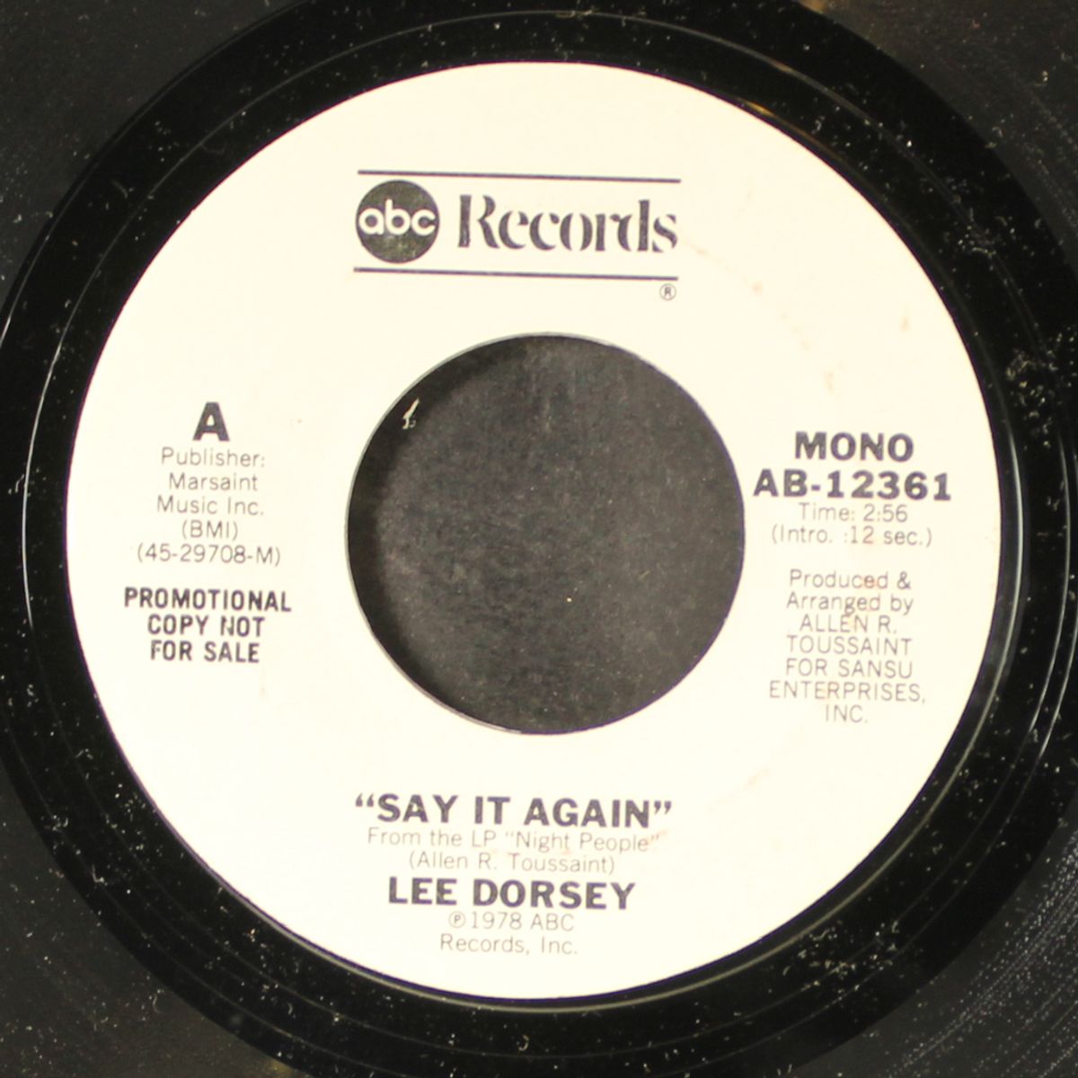 say it again / mono by LEE DORSEY