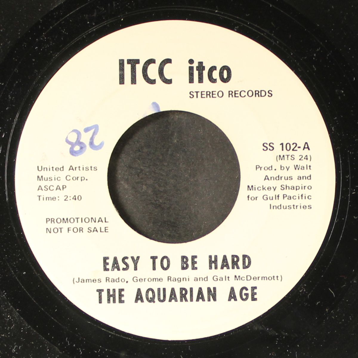 easy to be hard / when you were here by AQUARIAN AGE