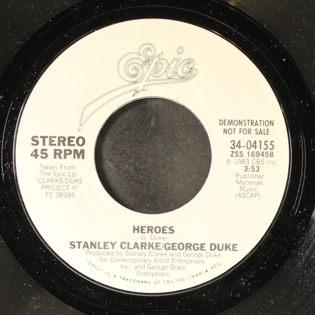 heroes / same by STANLEY CLARKE & GEORGE DUKE