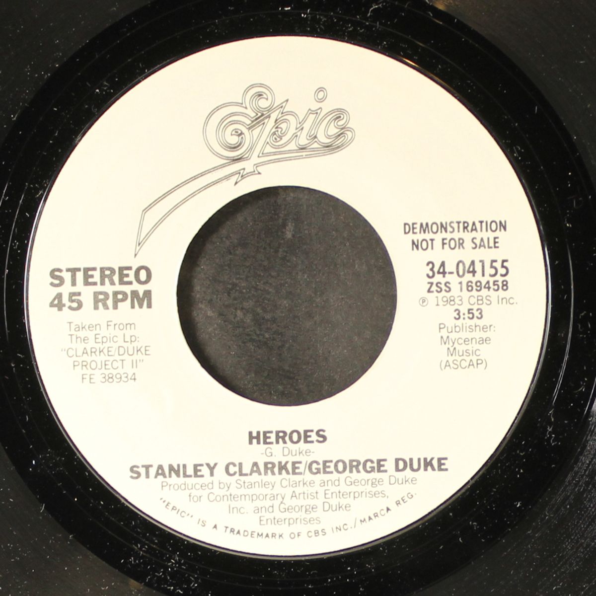 heroes / same by STANLEY CLARKE & GEORGE DUKE