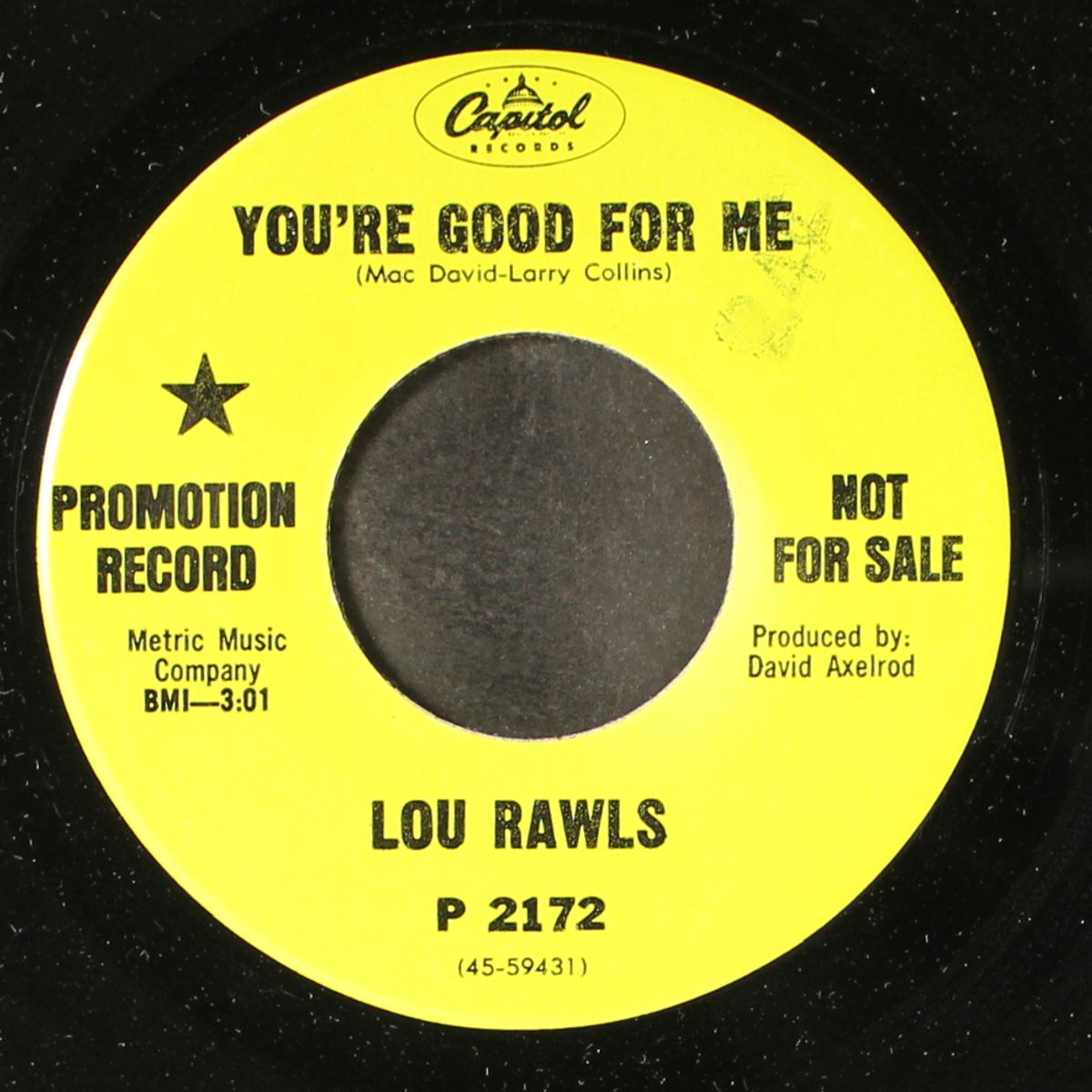 soul serenade / you're good for me by LOU RAWLS