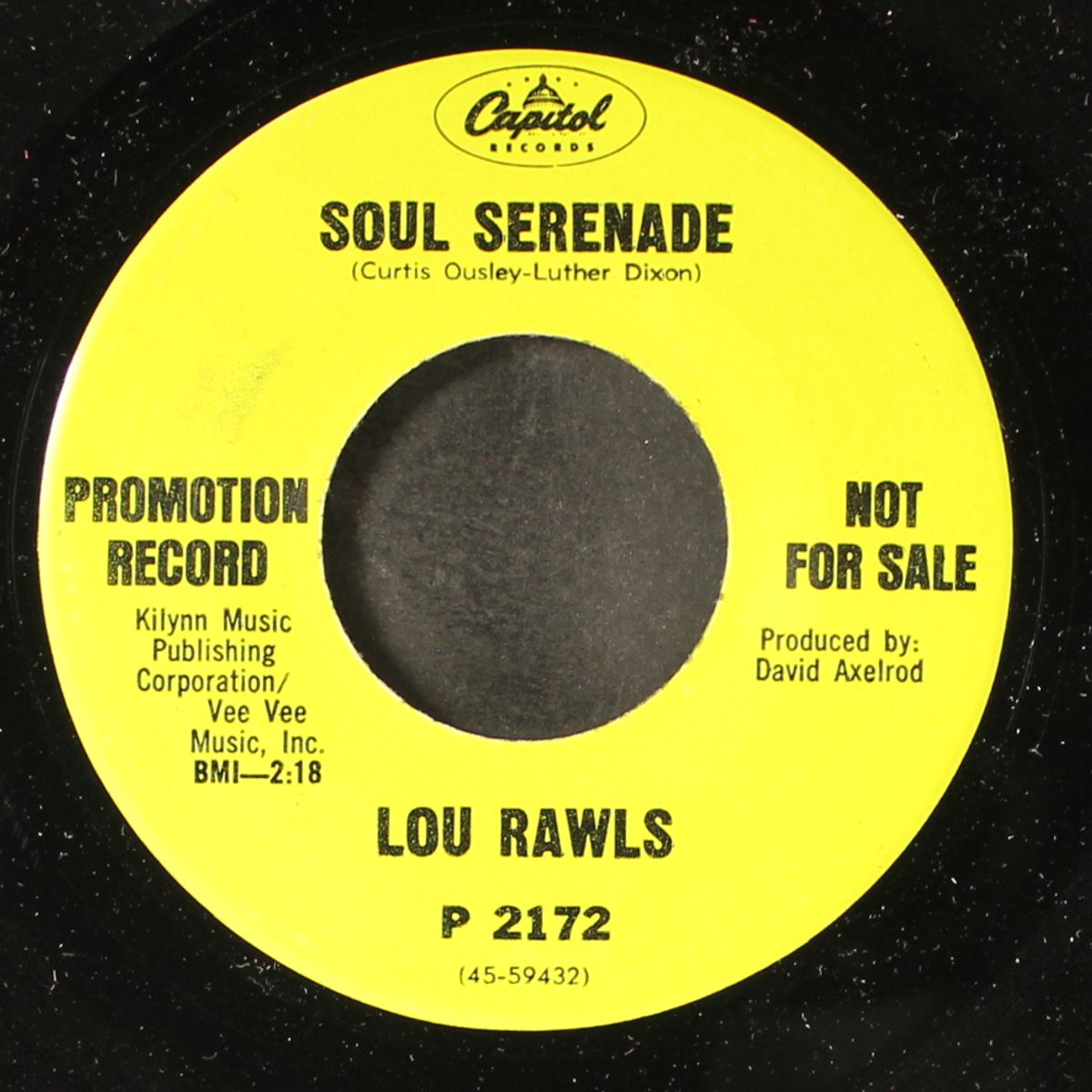 soul serenade / you're good for me by LOU RAWLS