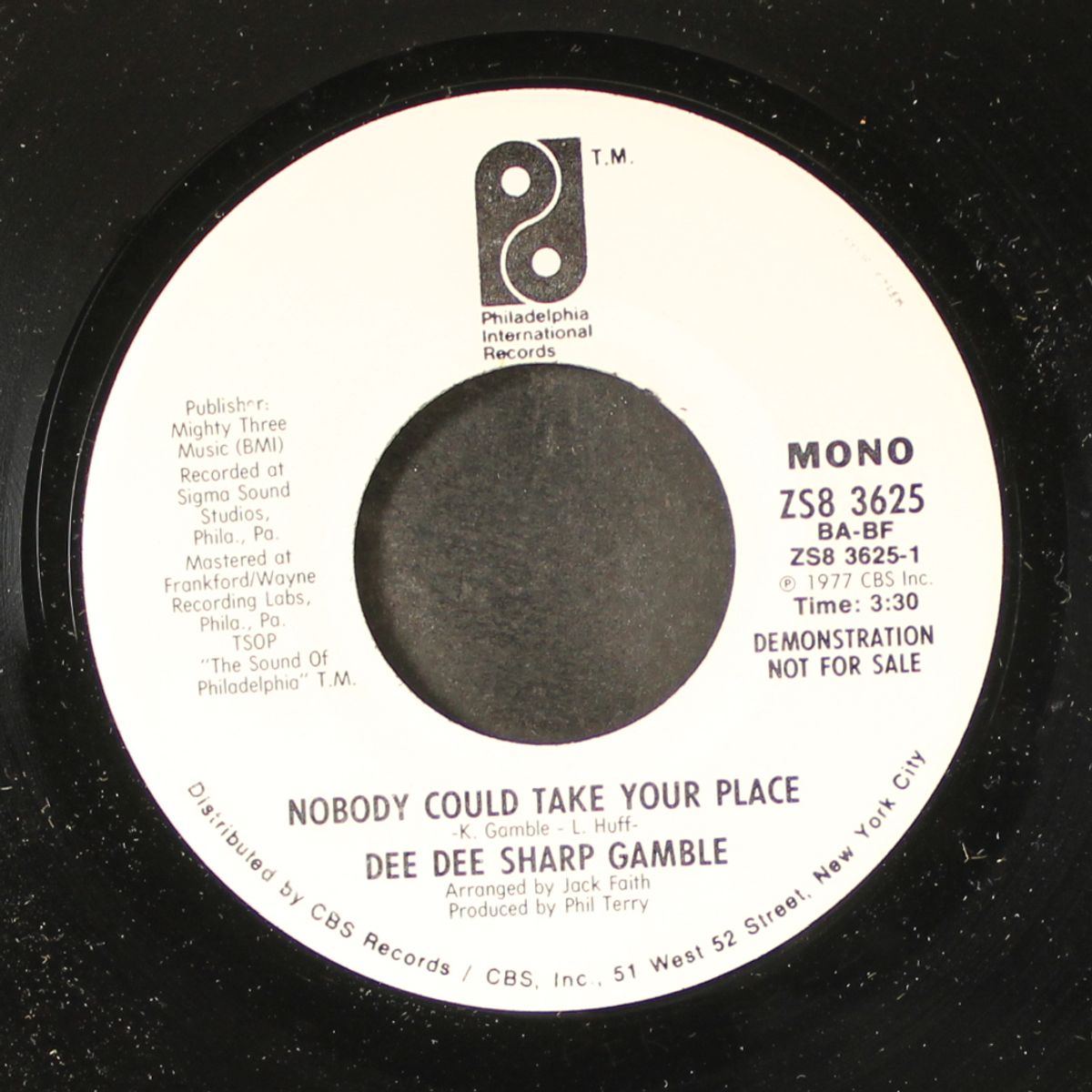 nobody could take your place / mono by DEE DEE SHARP GAMBLE