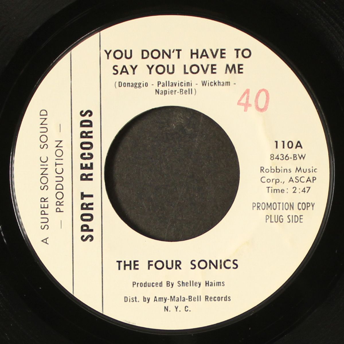 you don't have to say you love me by FOUR SONICS