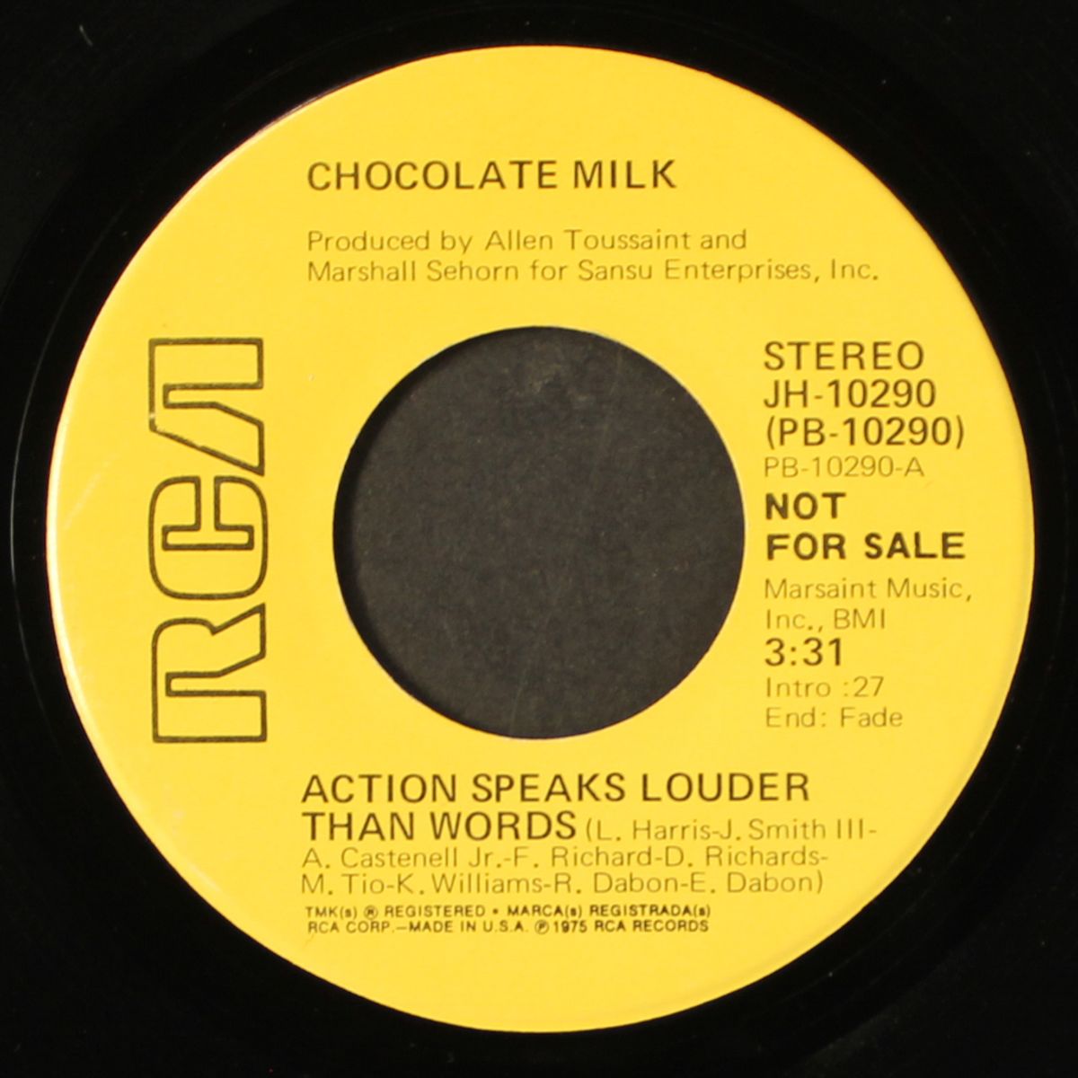 action speaks louder than words / mono by CHOCOLATE MILK