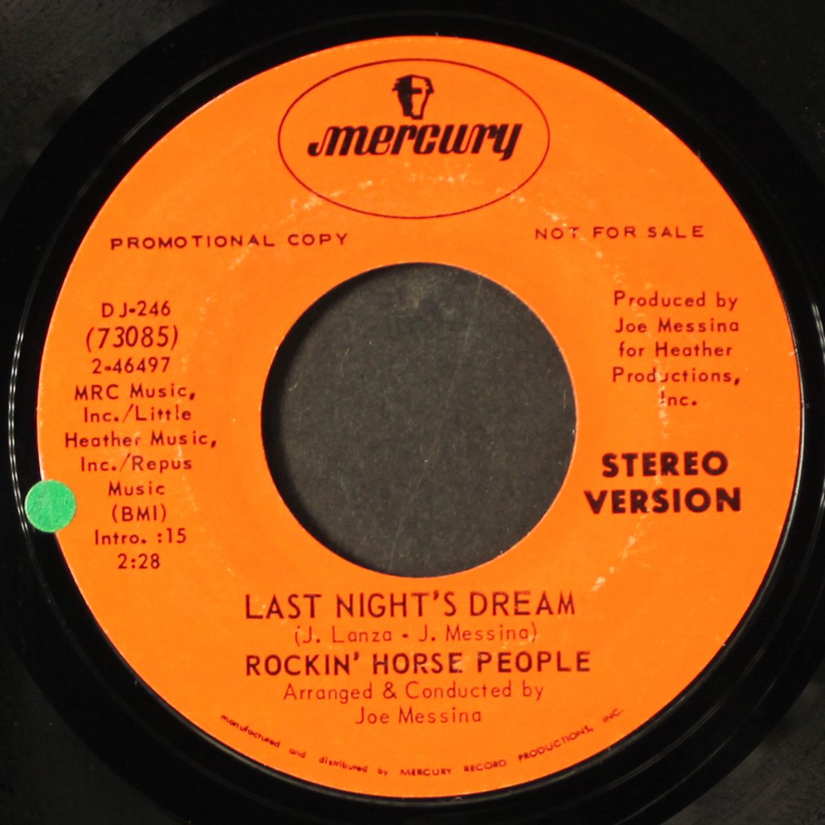 last night's dream / mono by ROCKIN' HORSE PEOPLE
