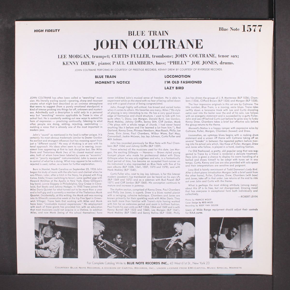 blue train by JOHN COLTRANE