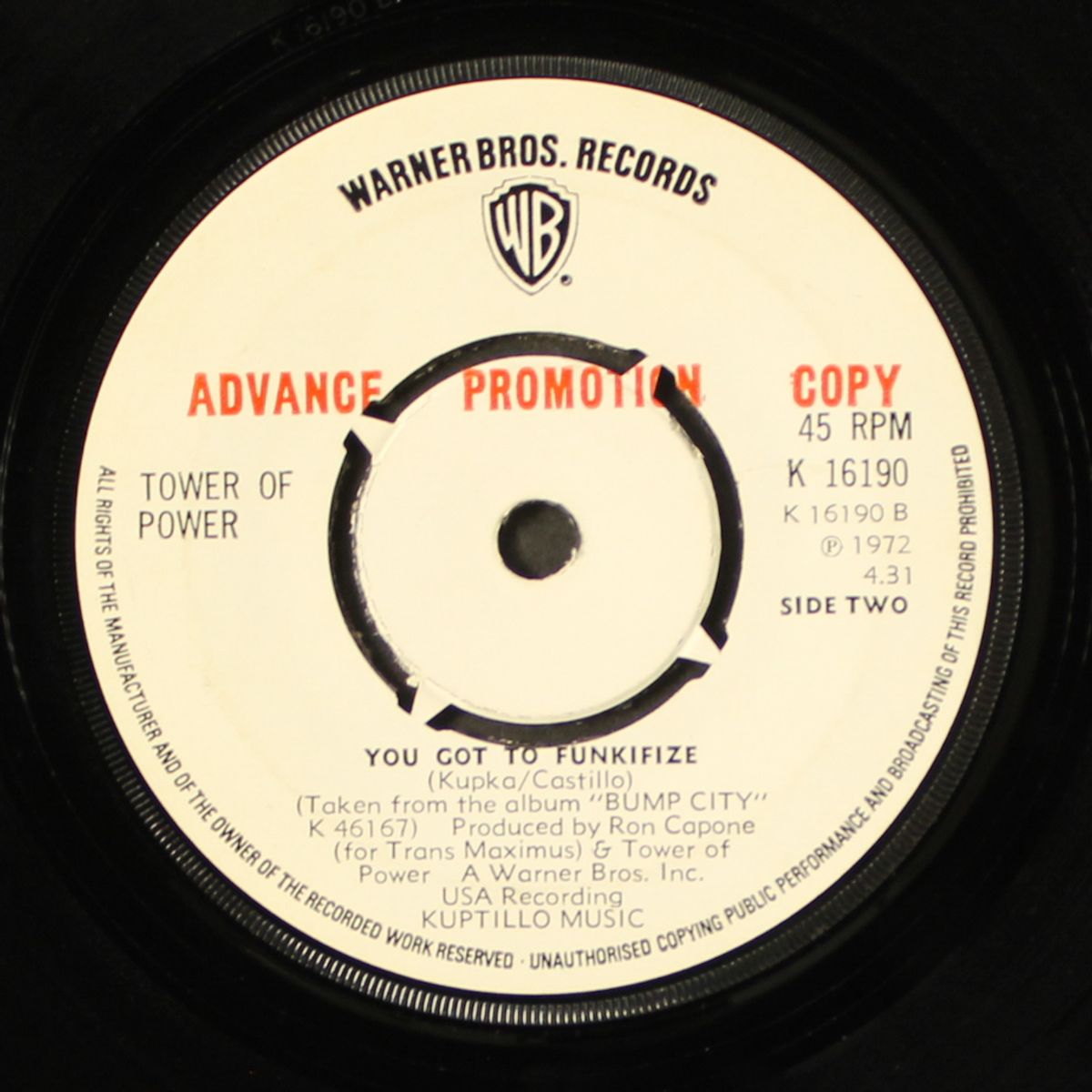 down to the nightclub / you got to funkifize by TOWER OF POWER