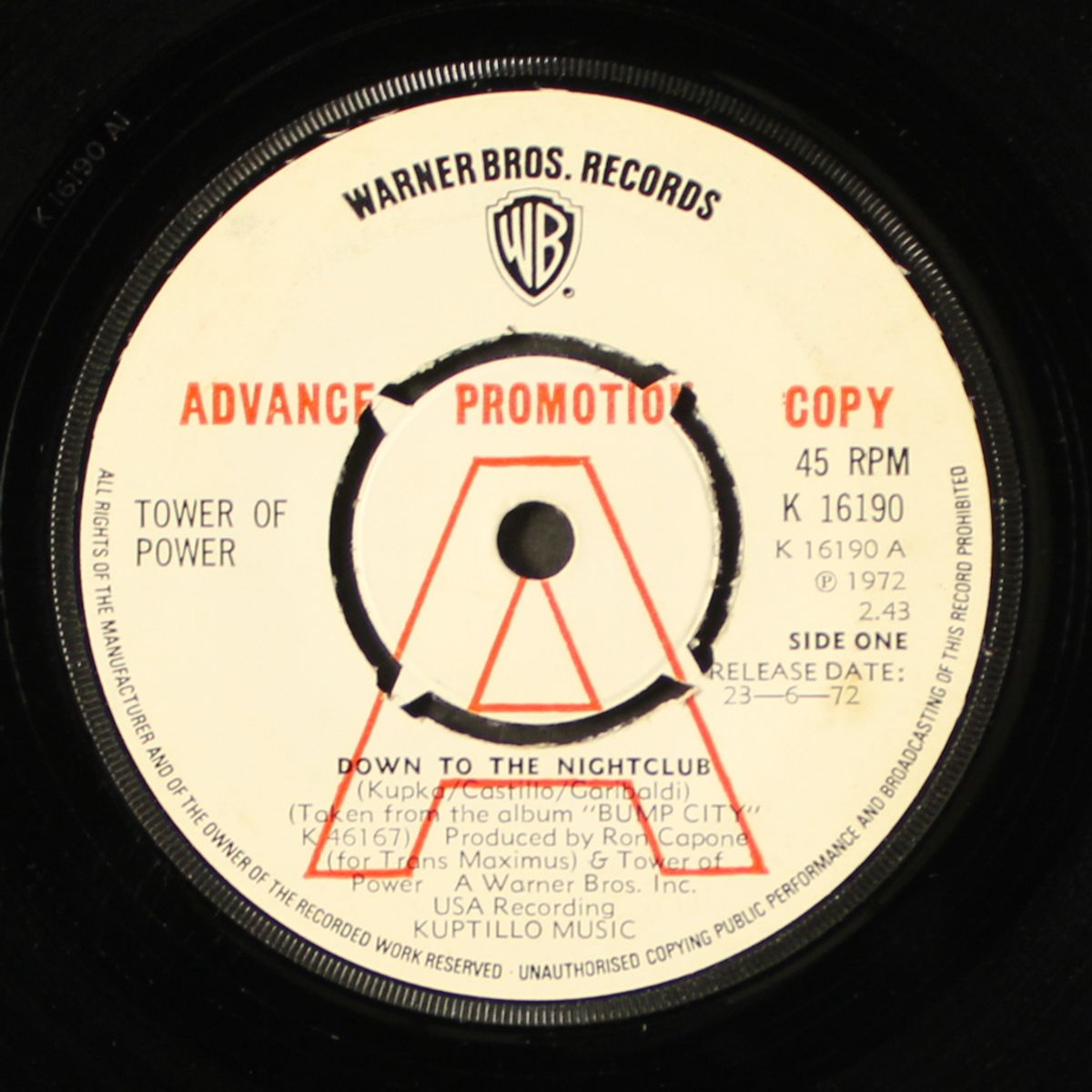down to the nightclub / you got to funkifize by TOWER OF POWER