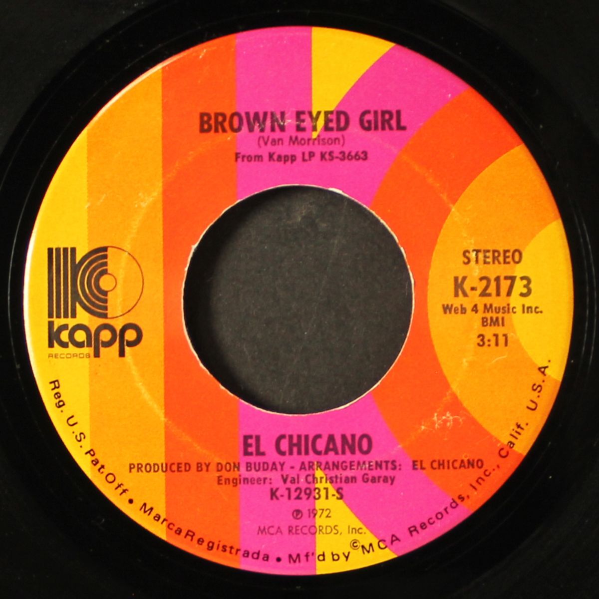 brown eyed girl / mas zacate by EL CHICANO