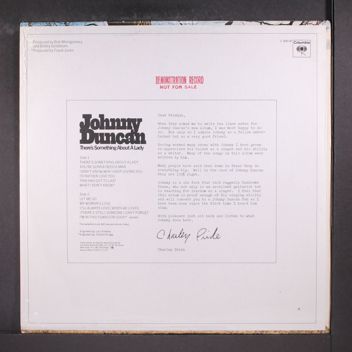 there's something about a lady by JOHNNY DUNCAN
