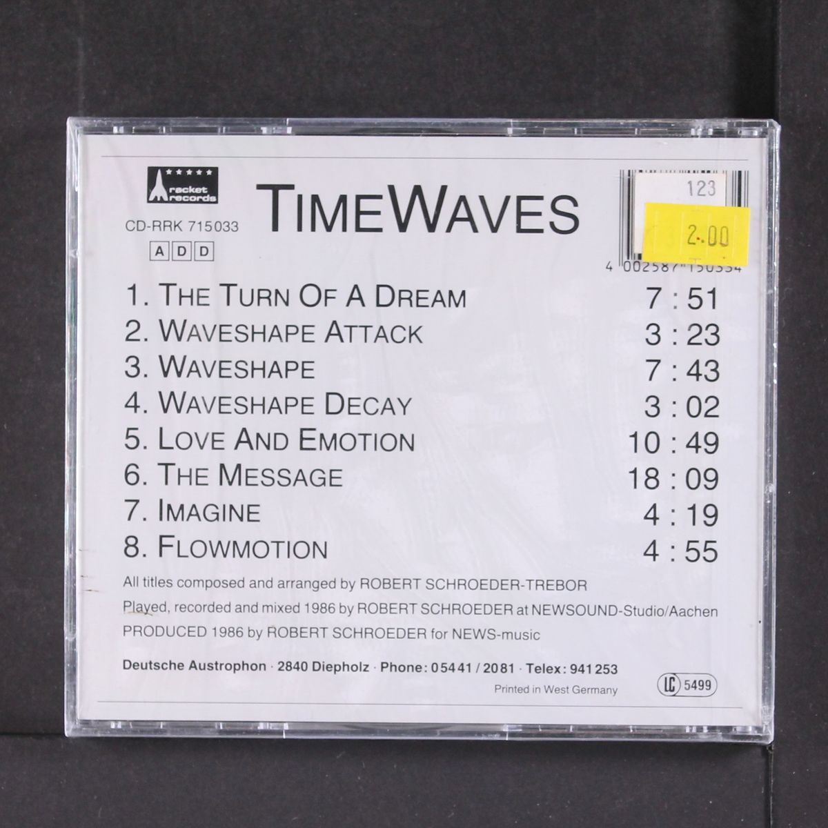 timewaves by ROBERT SCHROEDER