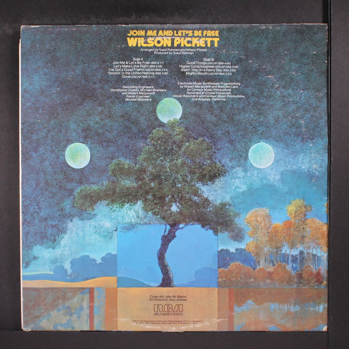 join me and let's be free by WILSON PICKETT