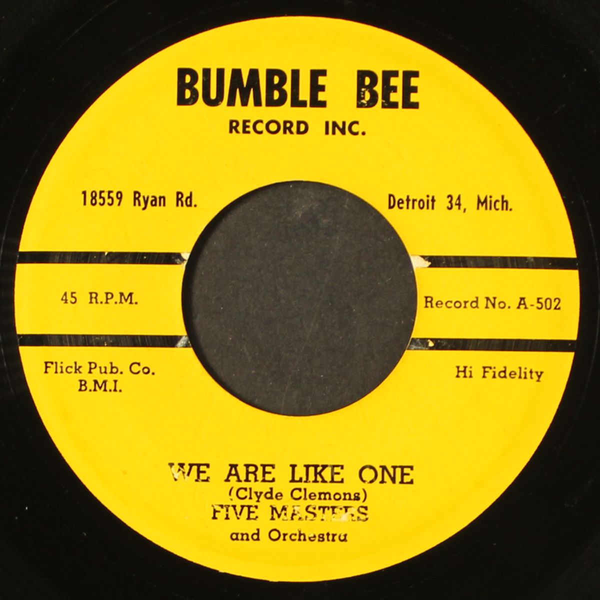we are like one / cheap scate by FIVE MASTERS