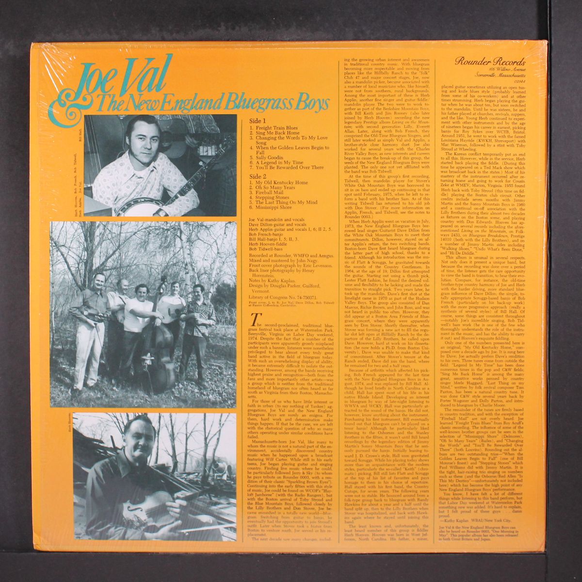 joe val and the new england bluegrass boys by JOE VAL & NEW ENGLAND BLUEGRASS BOYS