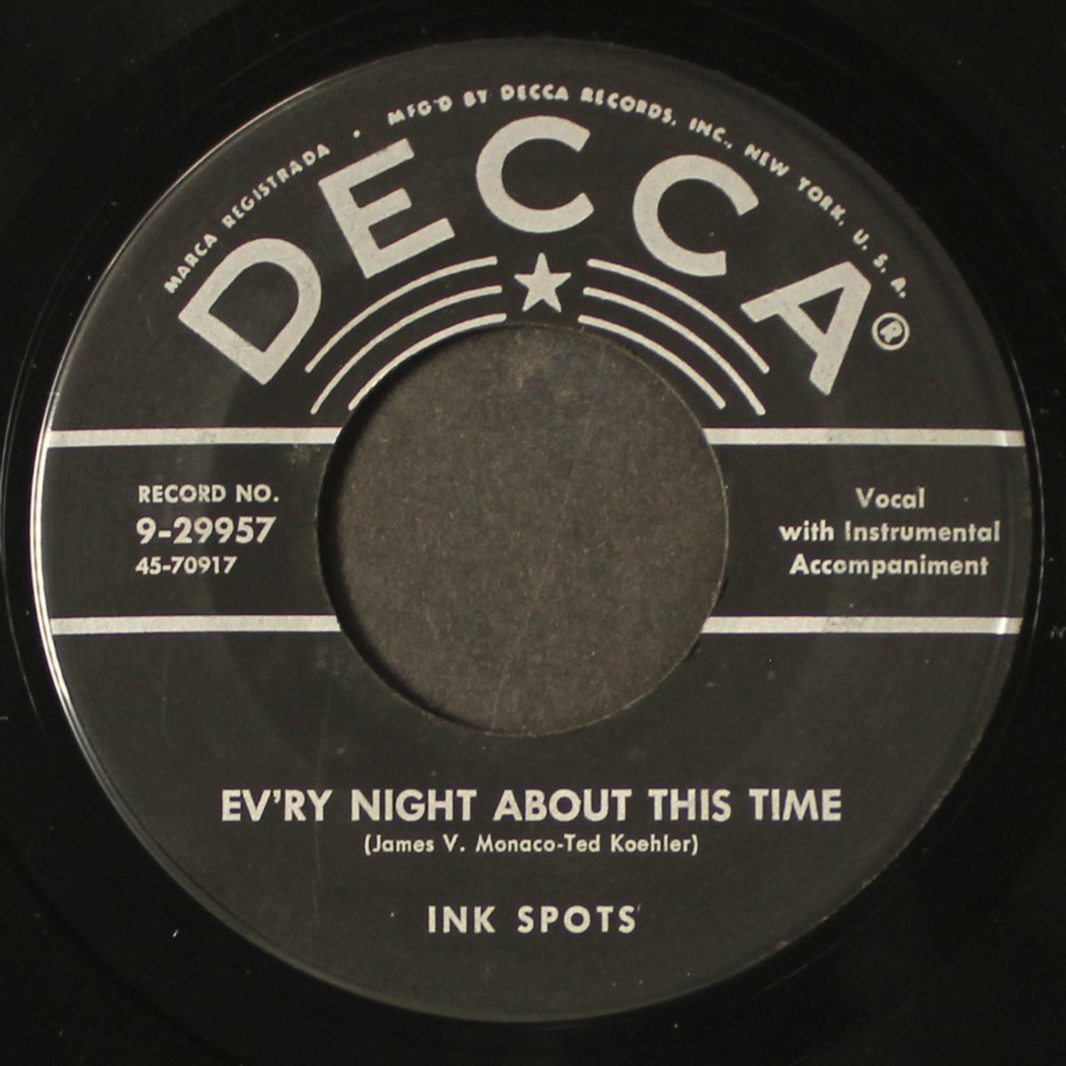 driftwood / ev'ry night about this time by INK SPOTS
