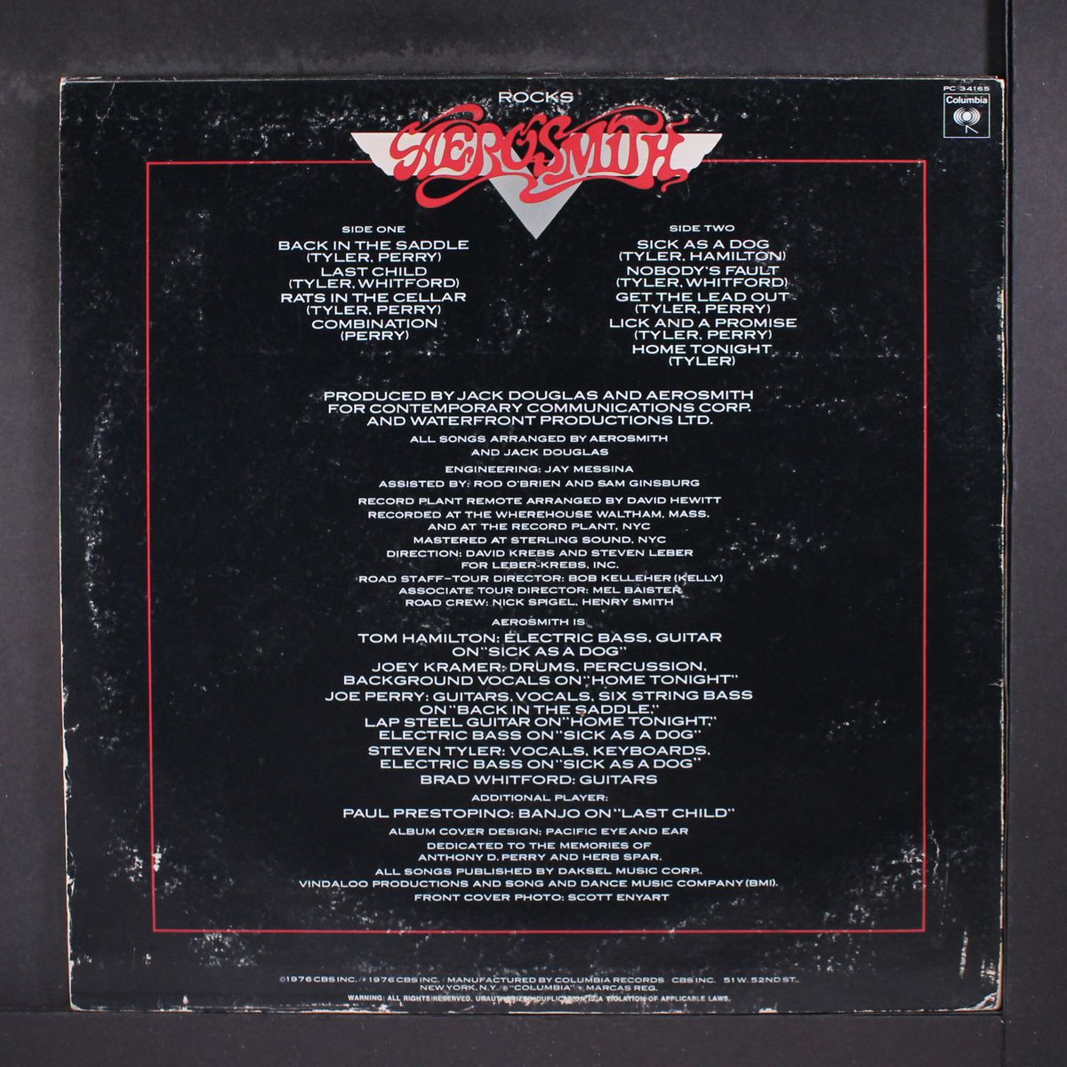 rocks by AEROSMITH