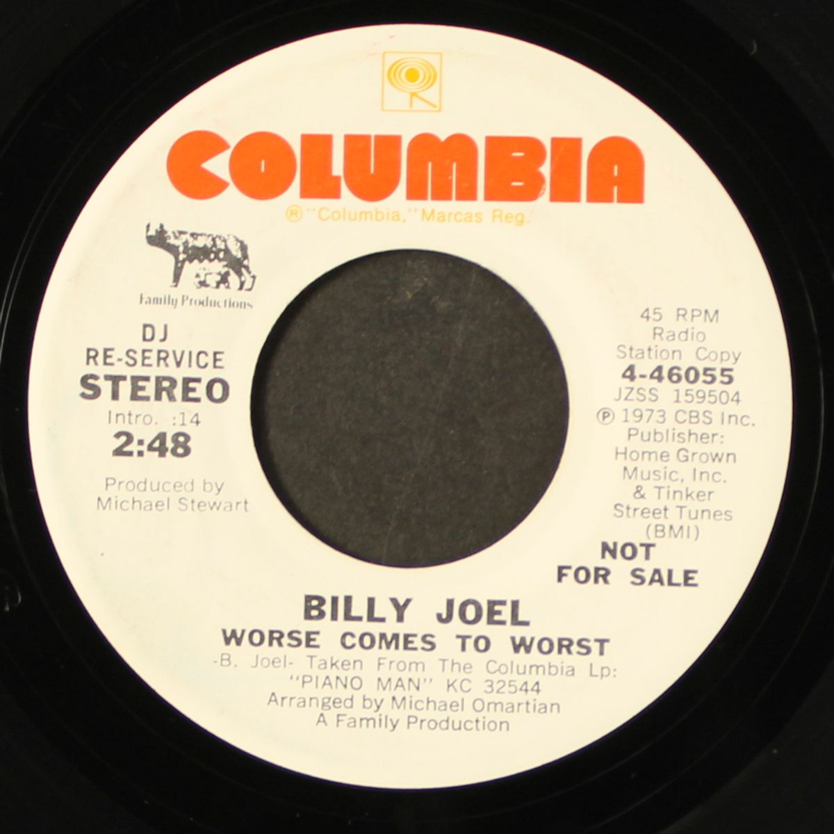 worse comes to worst / same by BILLY JOEL