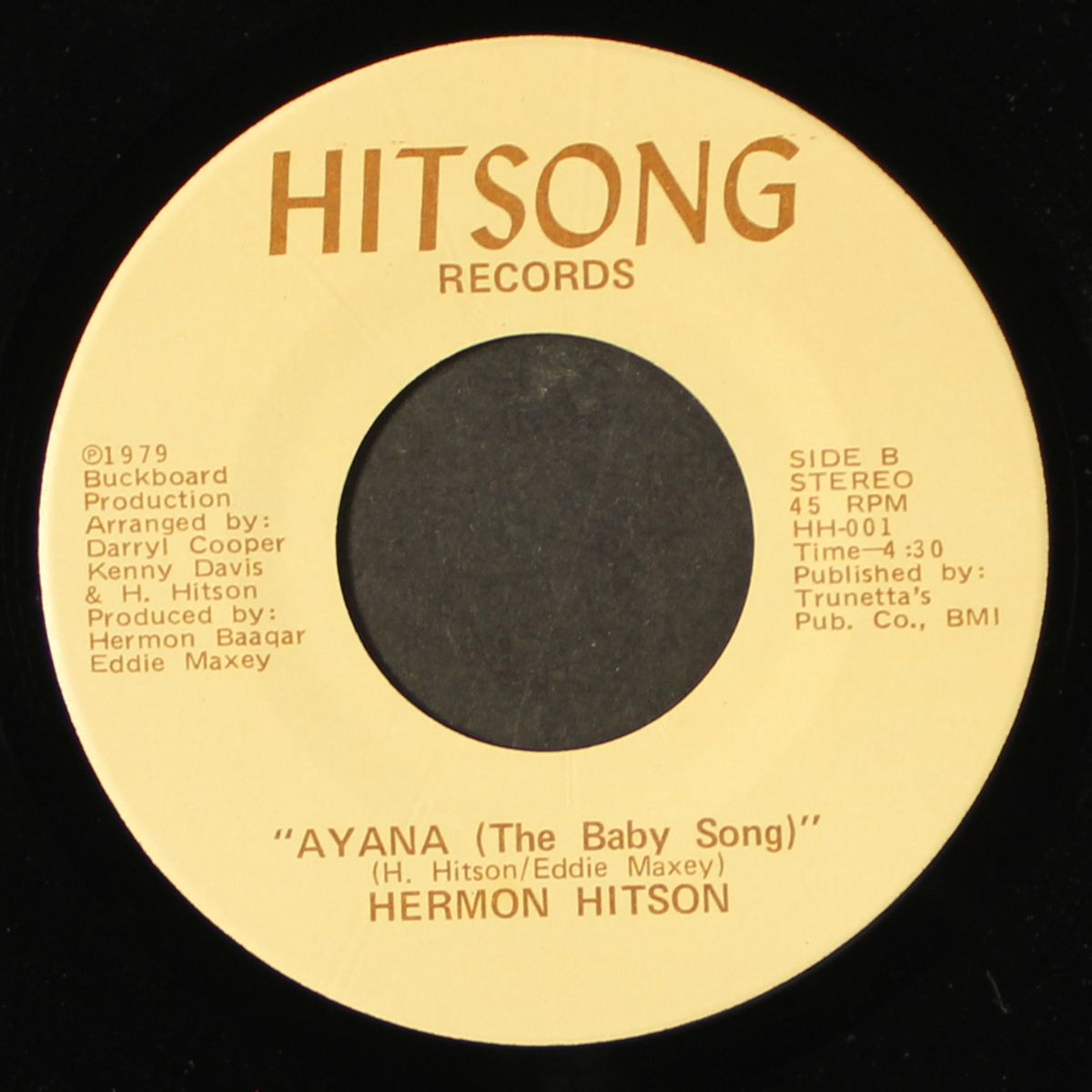 buckboard / ayana (the baby song) by HERMON HITSON