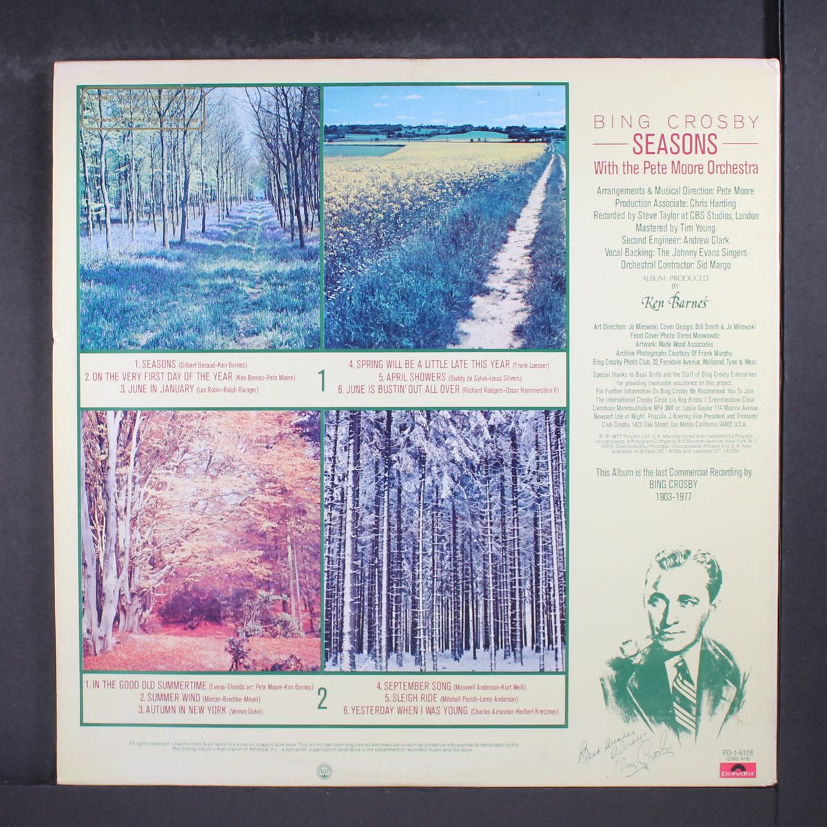 seasons by BING CROSBY