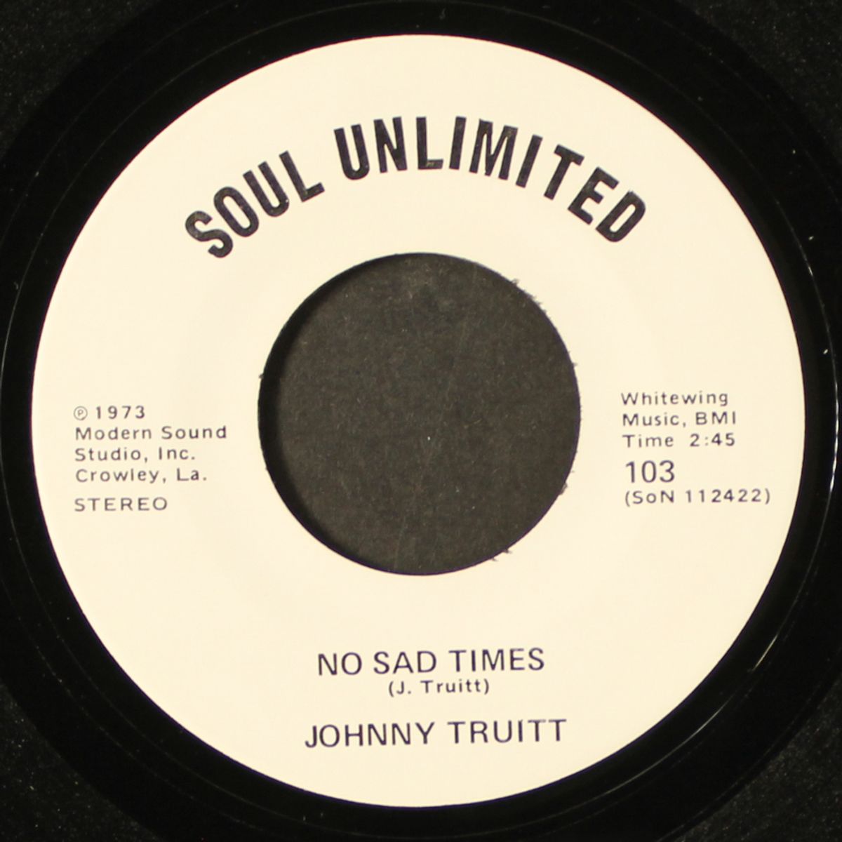 for the good times / no sad times by JOHNNY TRUITT