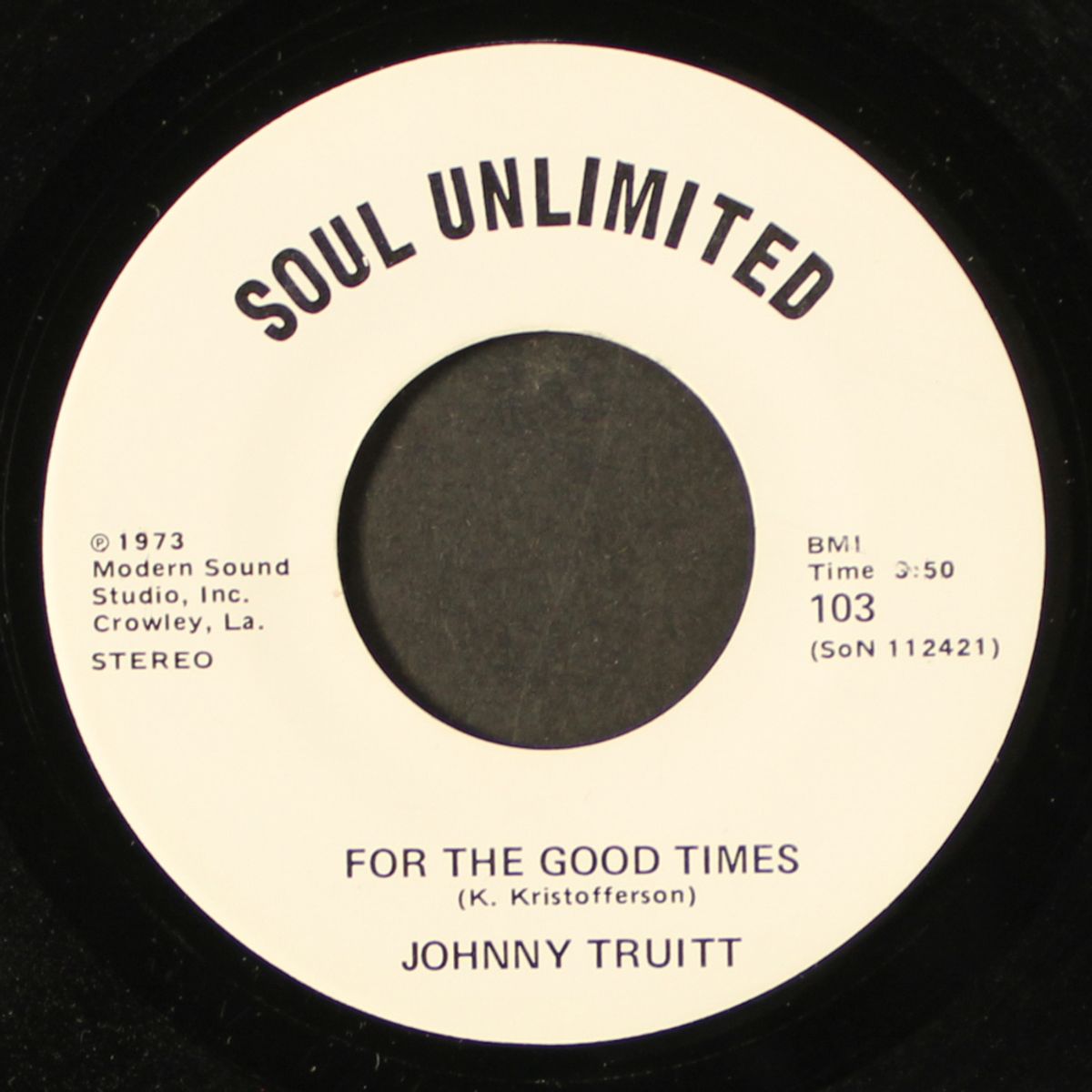 for the good times / no sad times by JOHNNY TRUITT