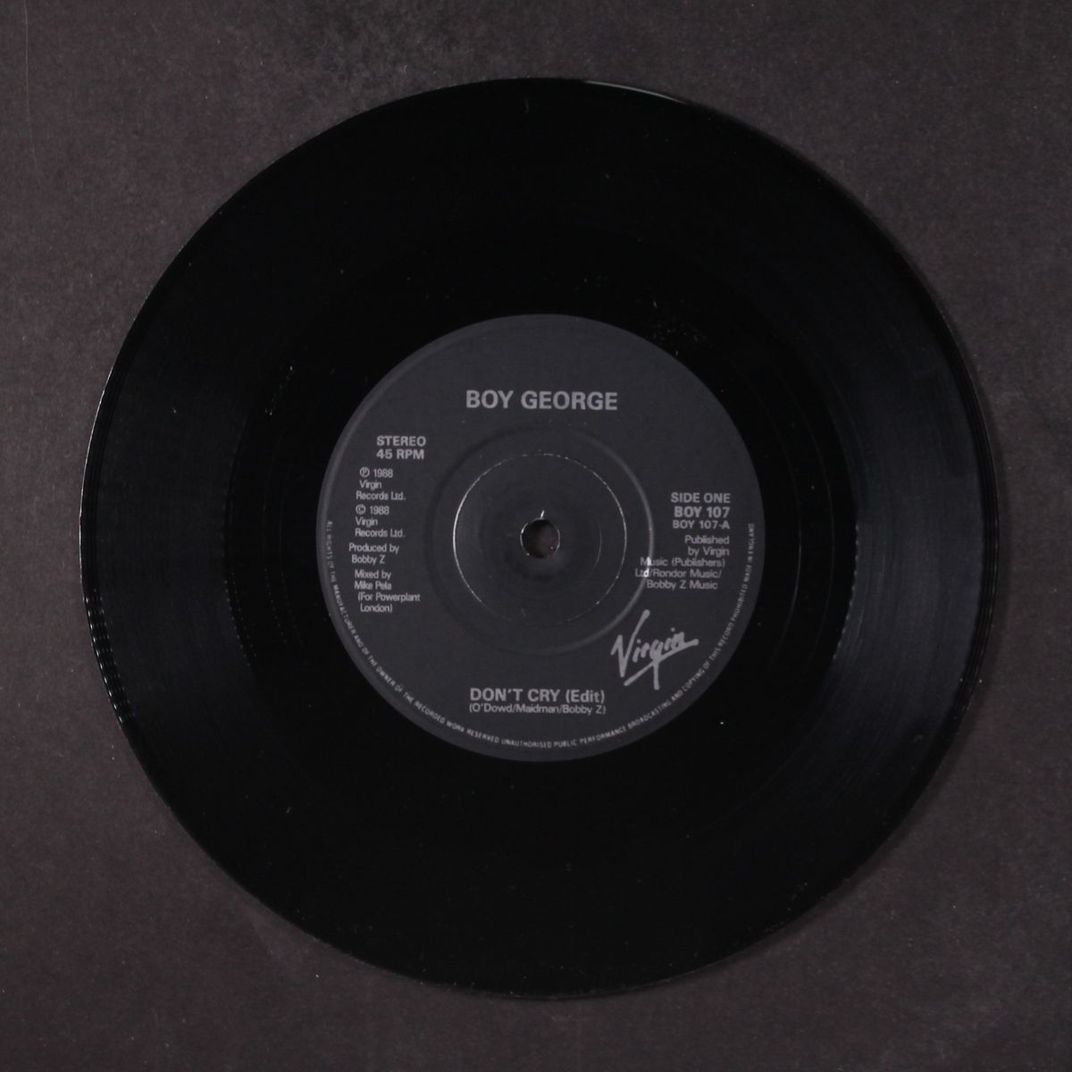 don't cry by BOY GEORGE