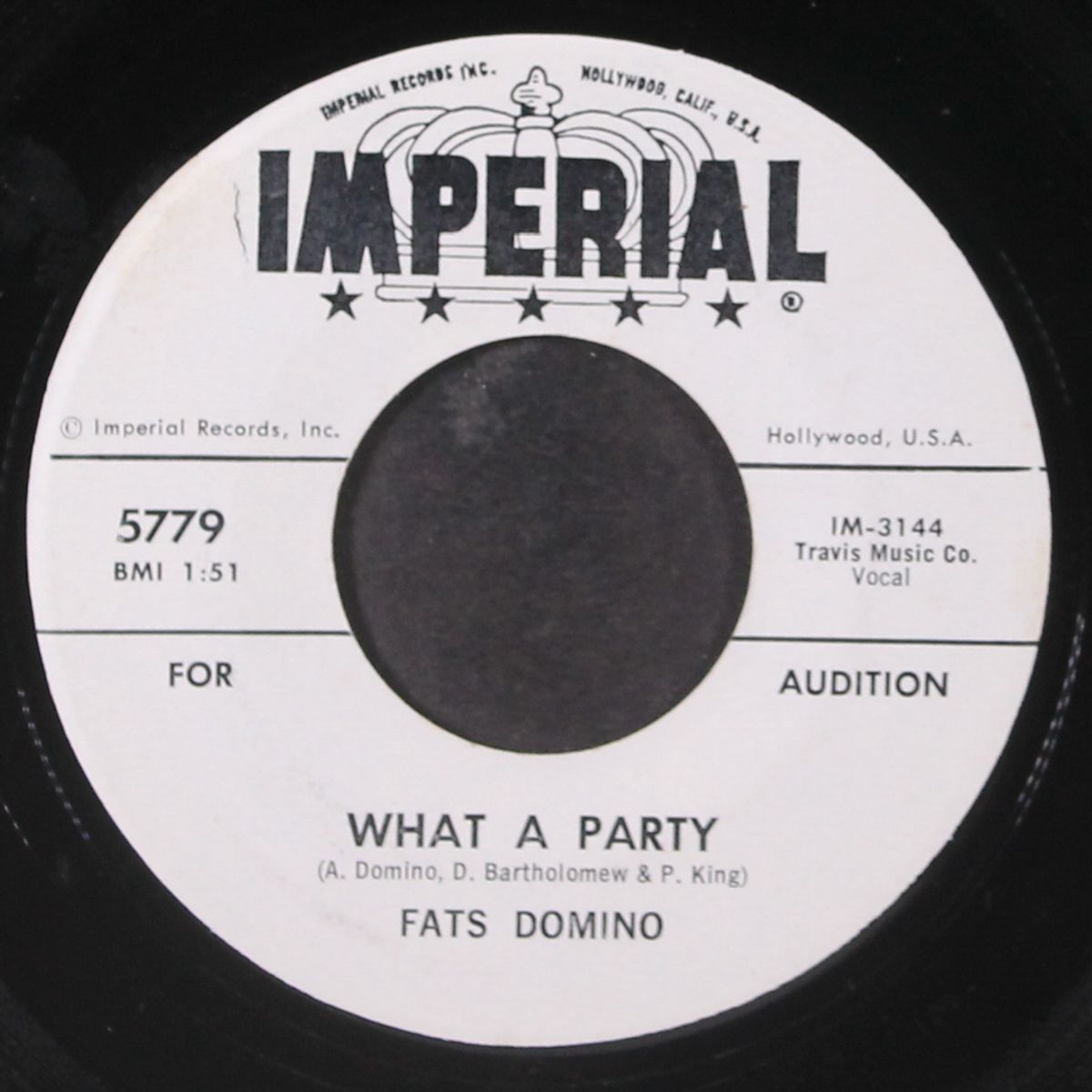 what a party / rockin' bicycle by FATS DOMINO