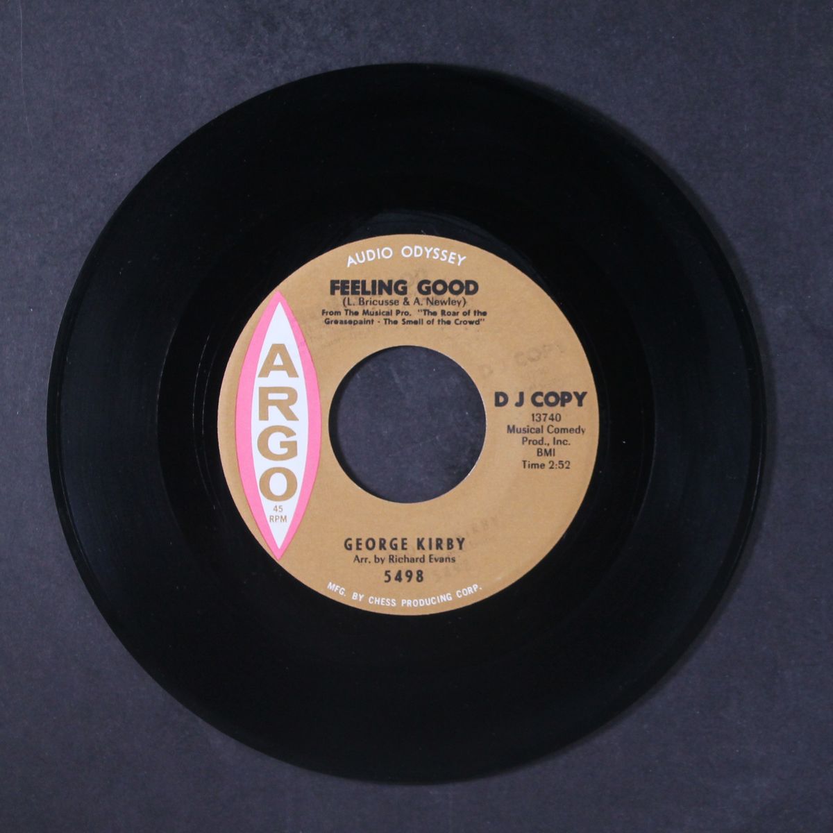 feeling good / no more by GEORGE KIRBY