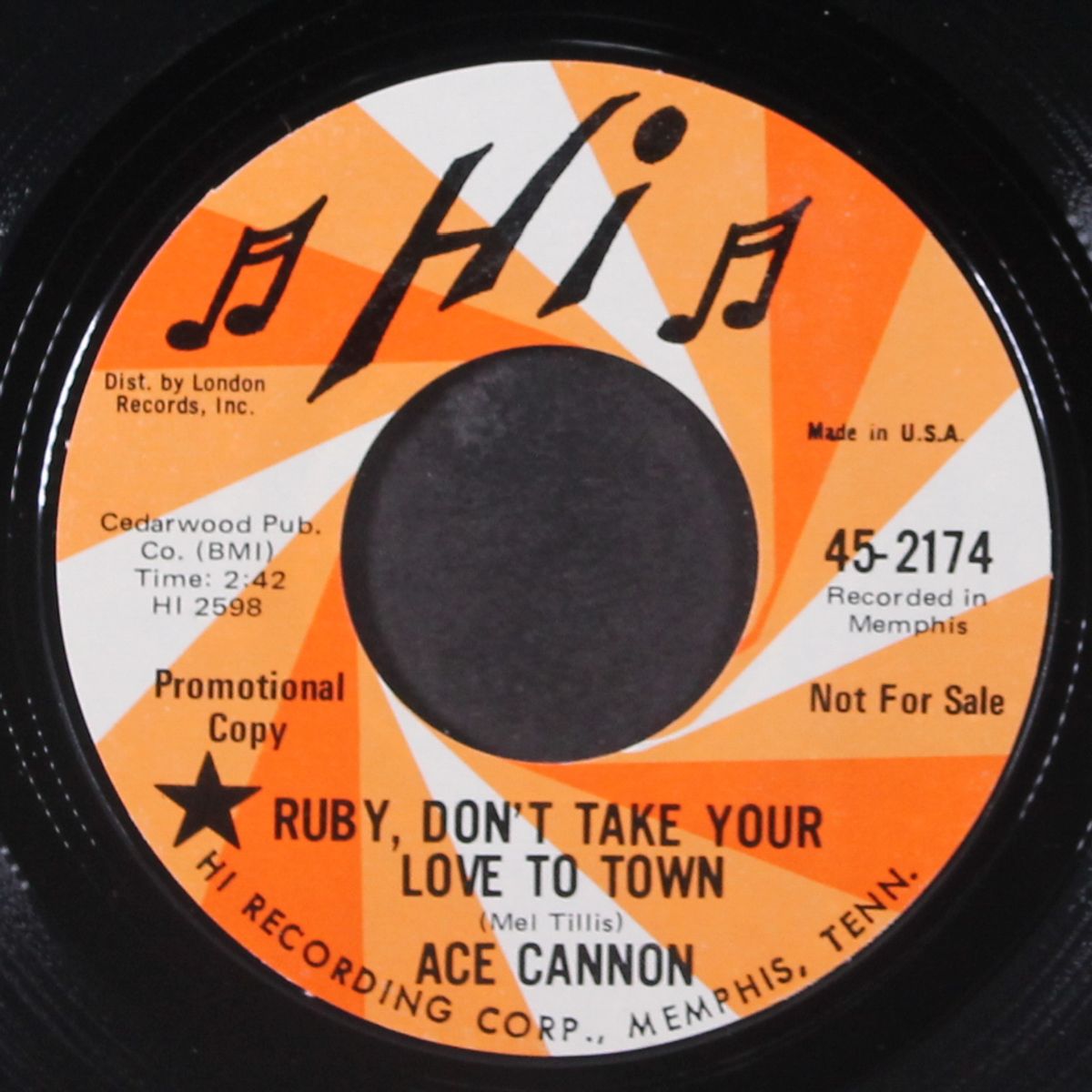 ruby don't take your love to town by ACE CANNON