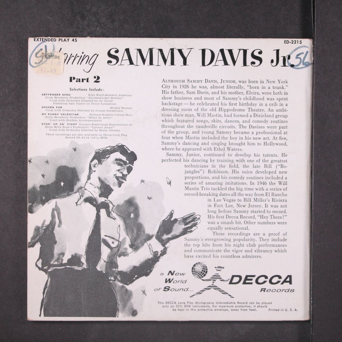 starring part 2 by SAMMY DAVIS JR.