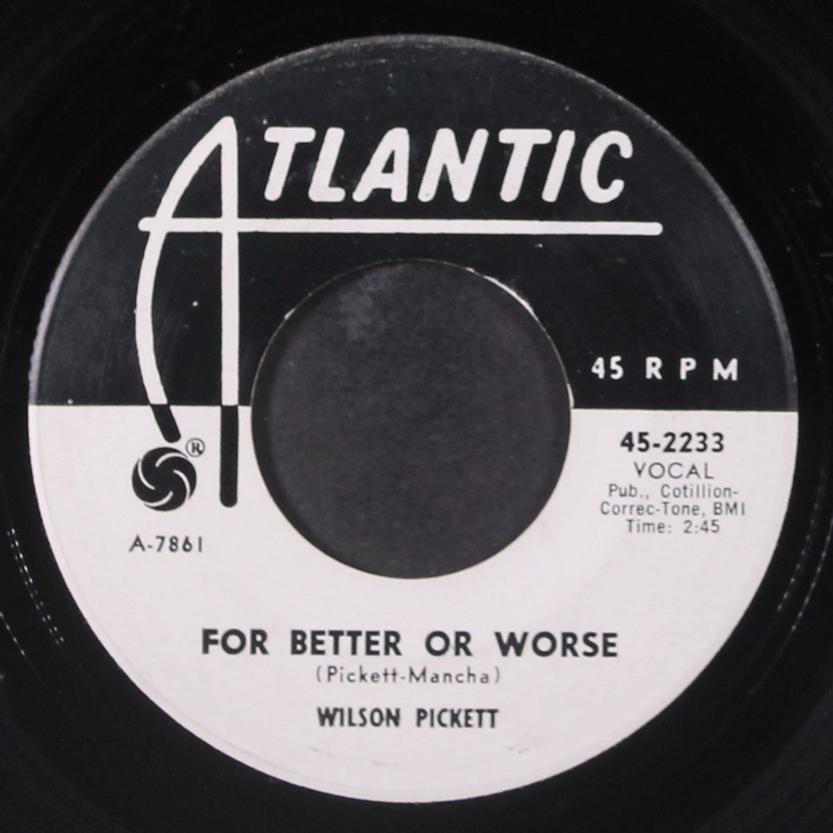 i'm gonna cry / for better or worse by WILSON PICKETT