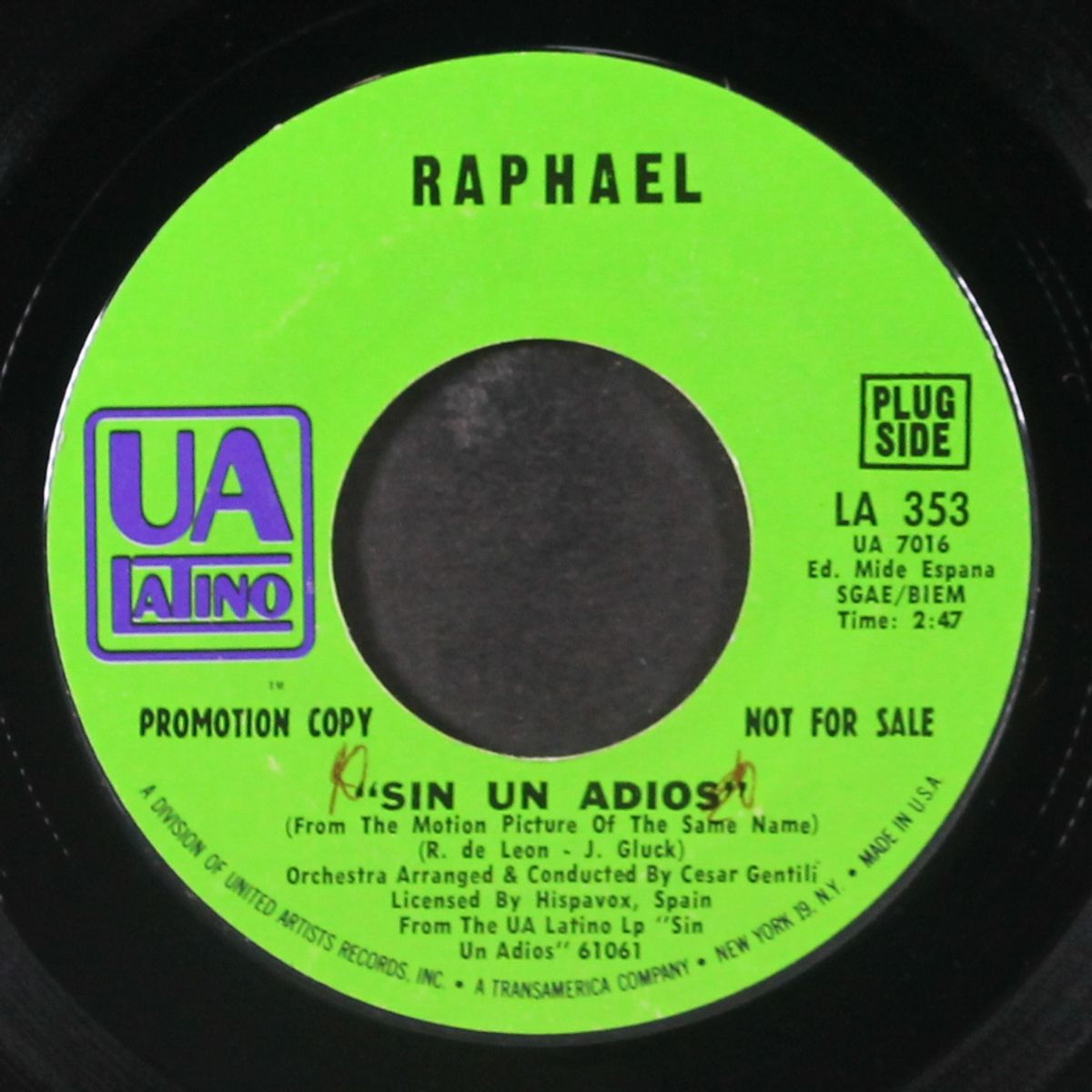 somos / sin un adios by RAPHAEL