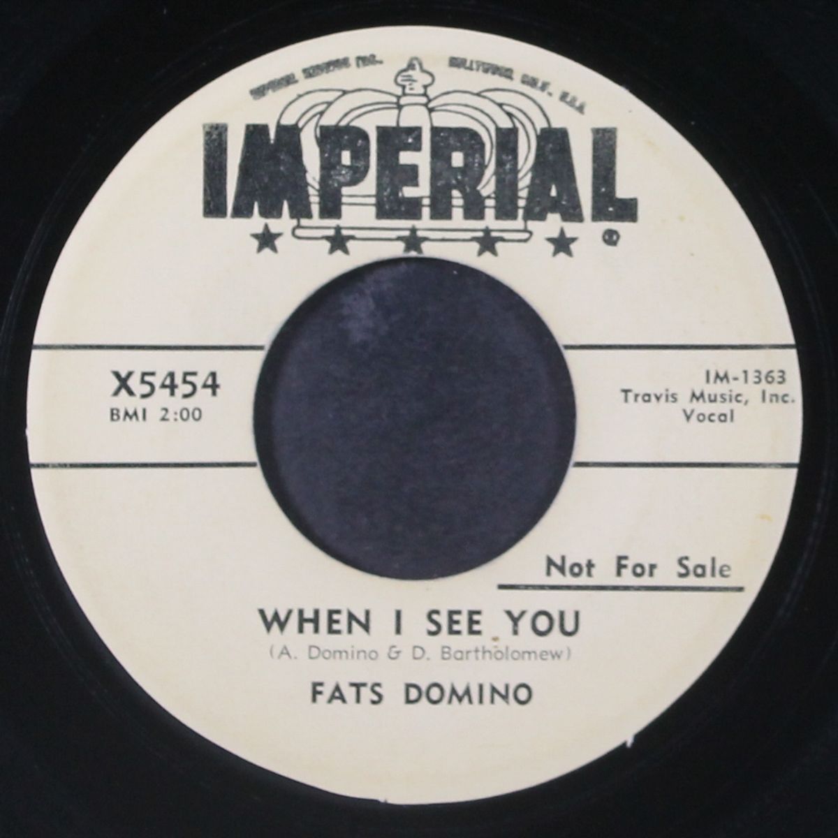 when i see you by FATS DOMINO