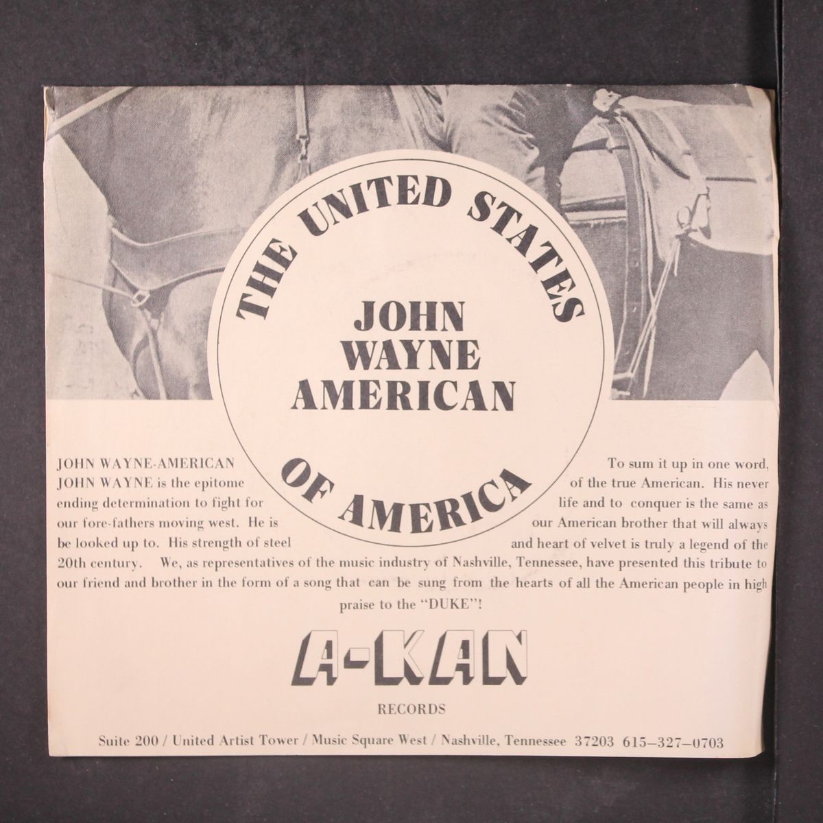 john wayne, american by KENNY WARD