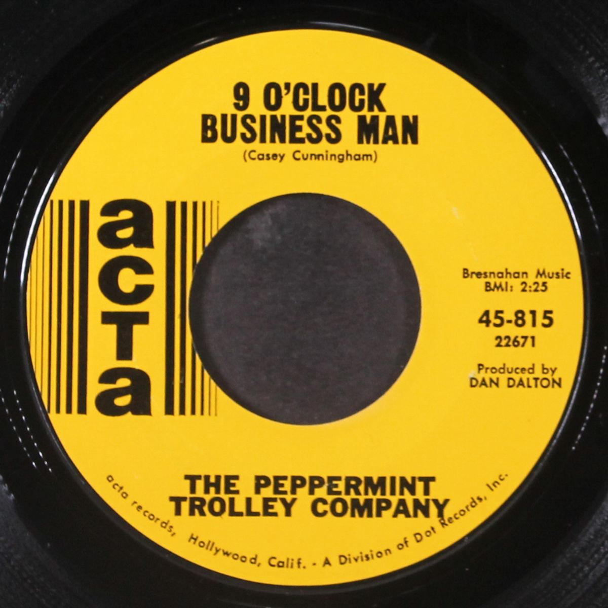 baby you come rollin' across my mind / 9 o'clock business man by PEPPERMINT TROLLEY COMPANY