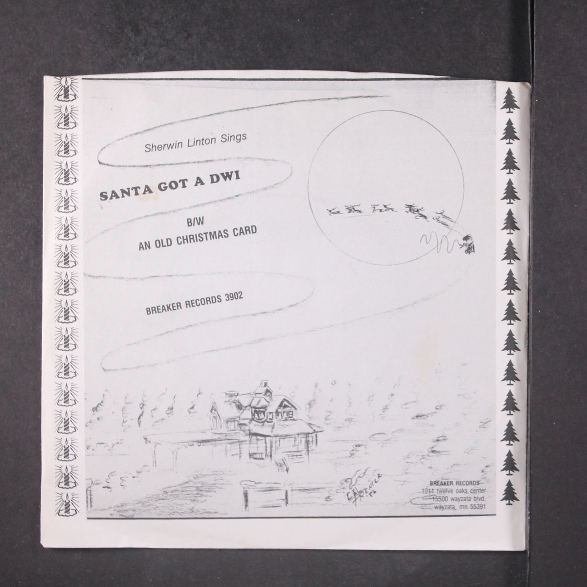 santa got a dwi / an old christmas card by SHERWIN LINTON